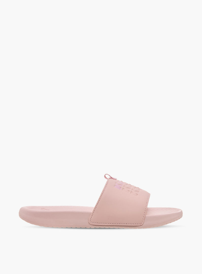 Kappa Women Logo Embossed Slides-women-shoes-flats-slides-image-2