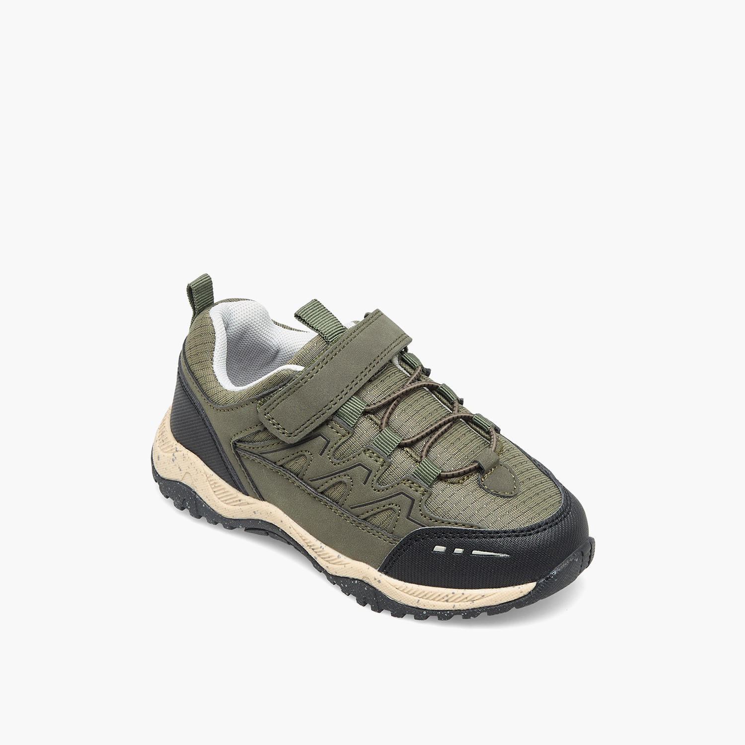 حذاء سنيكرز طول الكاحل بشريط إغلاق للأولاد من جونيورز-boys-shoes-sneakers-image-2