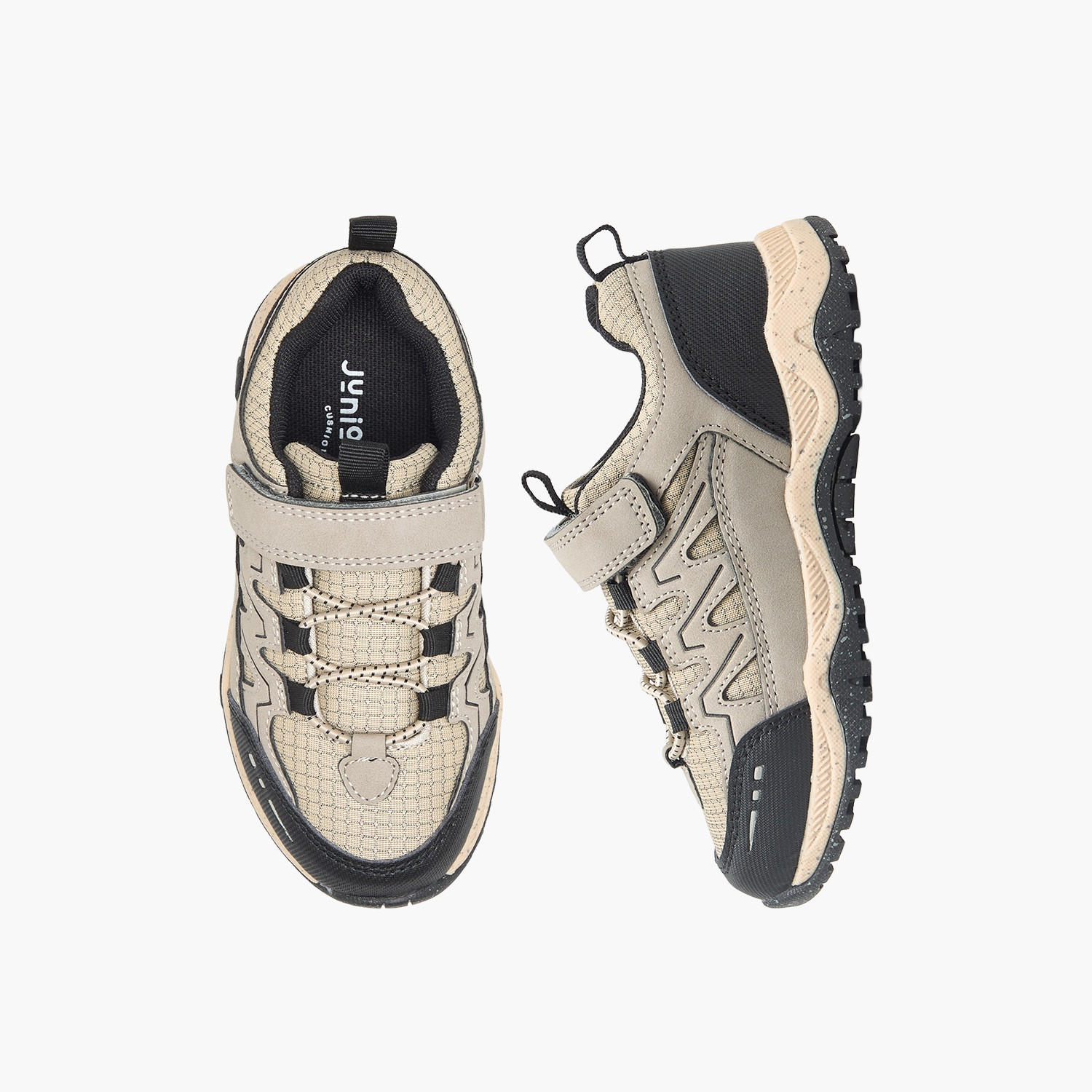حذاء سنيكرز طول الكاحل بشريط إغلاق للأولاد من جونيورز-boys-shoes-sneakers-image-1