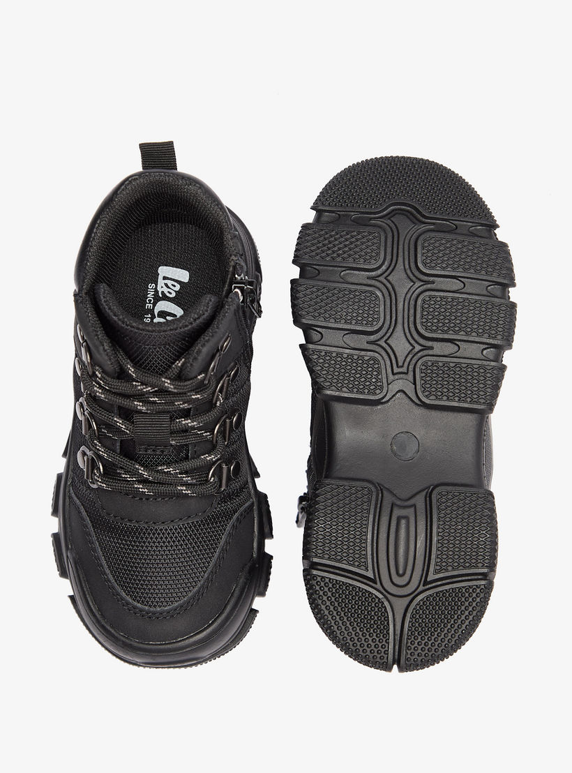 بوت بطول الكاحل بألواح وسحاب إغلاق للأولاد من لي كوبر-boys-shoes-boots-image-4