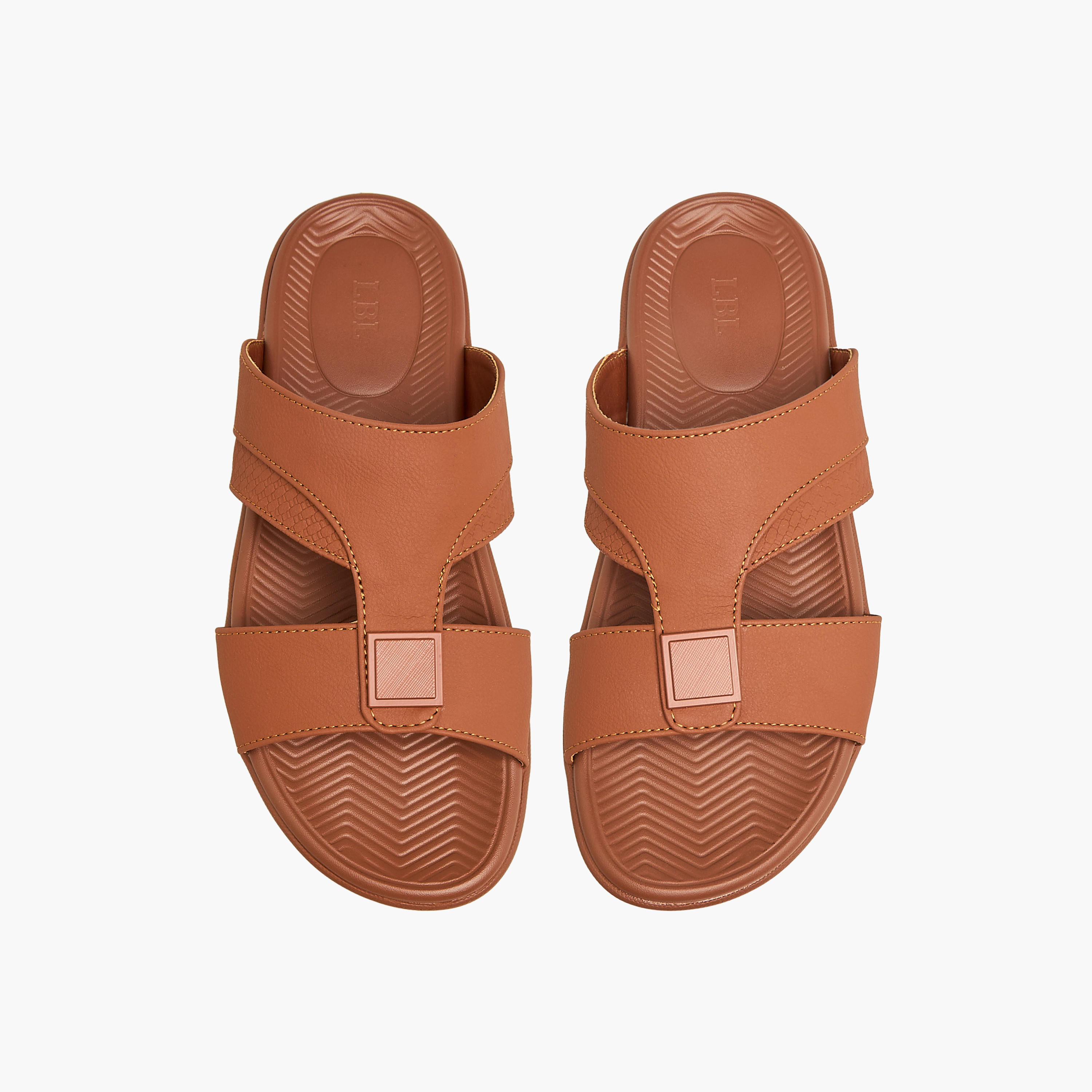 صندل عربي سادة للرجال من أل بي أل من شو إكسبريس-men-shoes-sandals-image-1