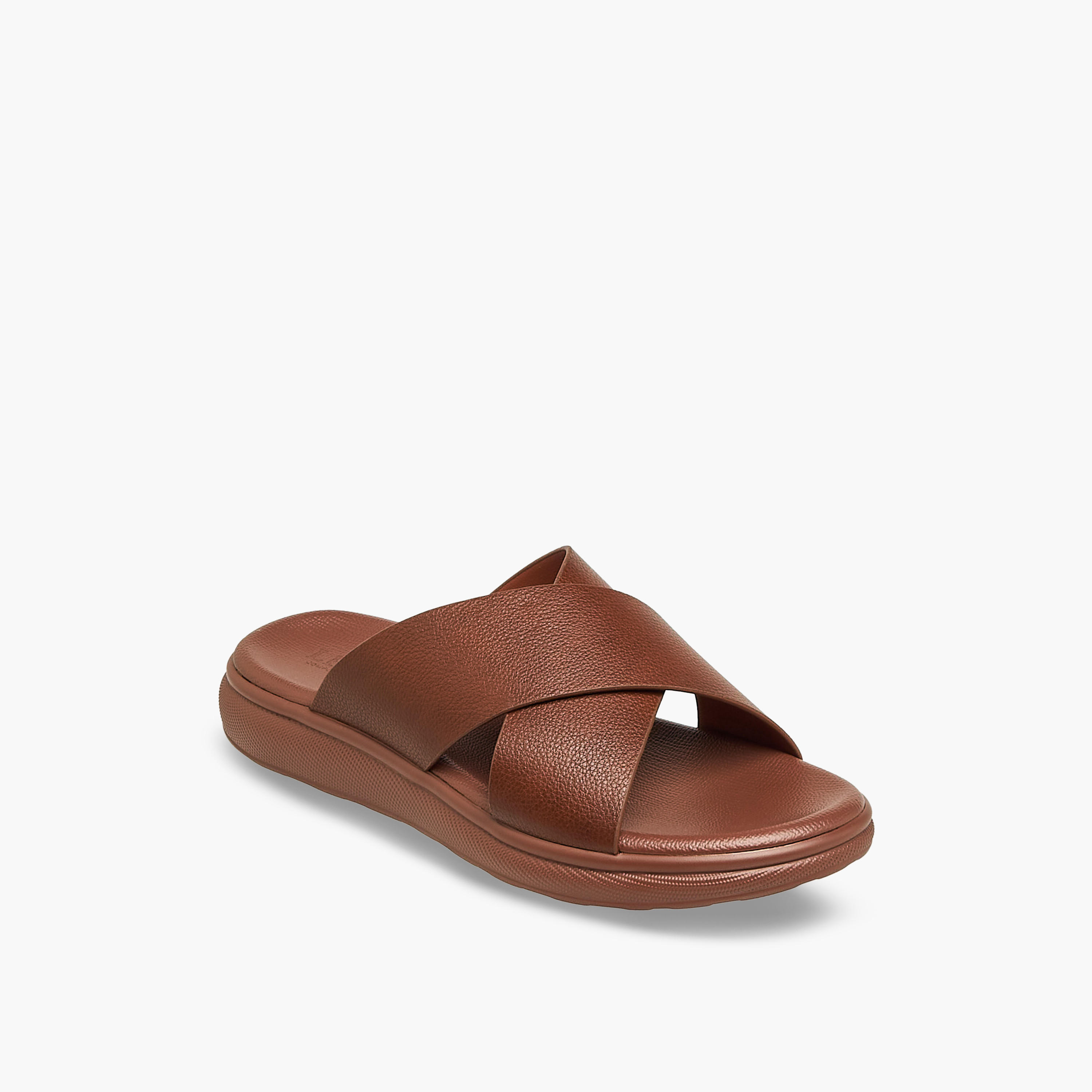 صندل سادة بحزام متقاطع للرجال من إل بي إل من شوإكسبريس-men-shoes-sandals-image-2