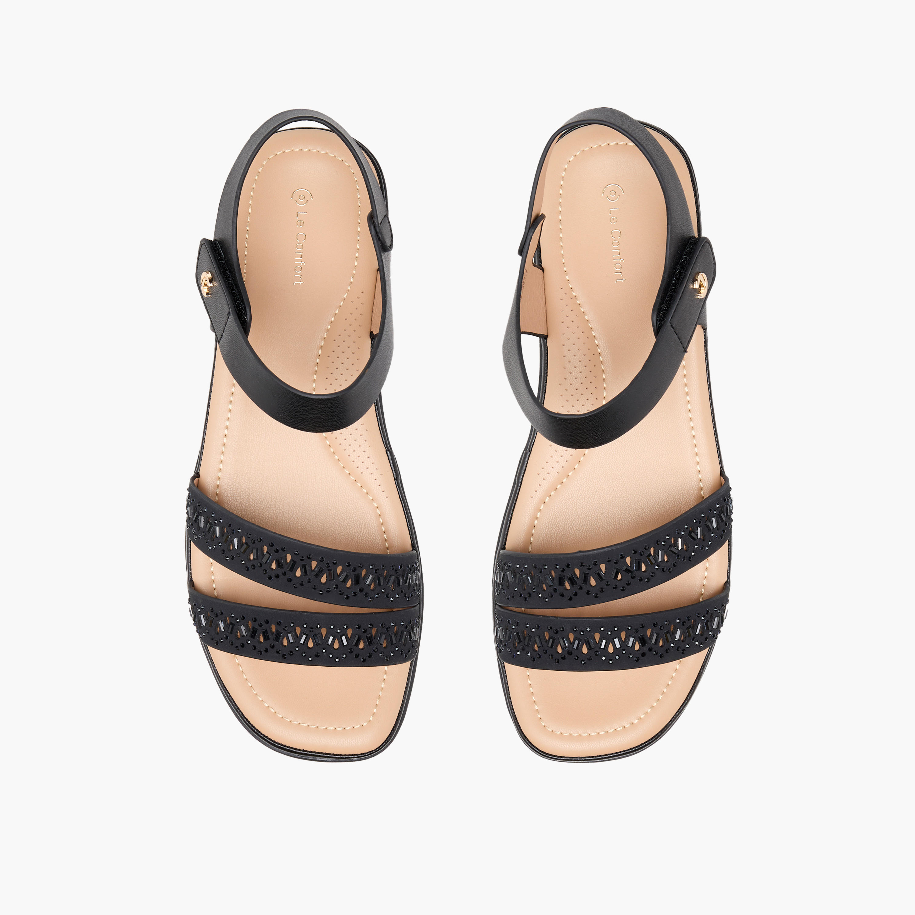 صندل مزين للنساء من لو كونفورت-women-shoes-flats-sandals-image-1