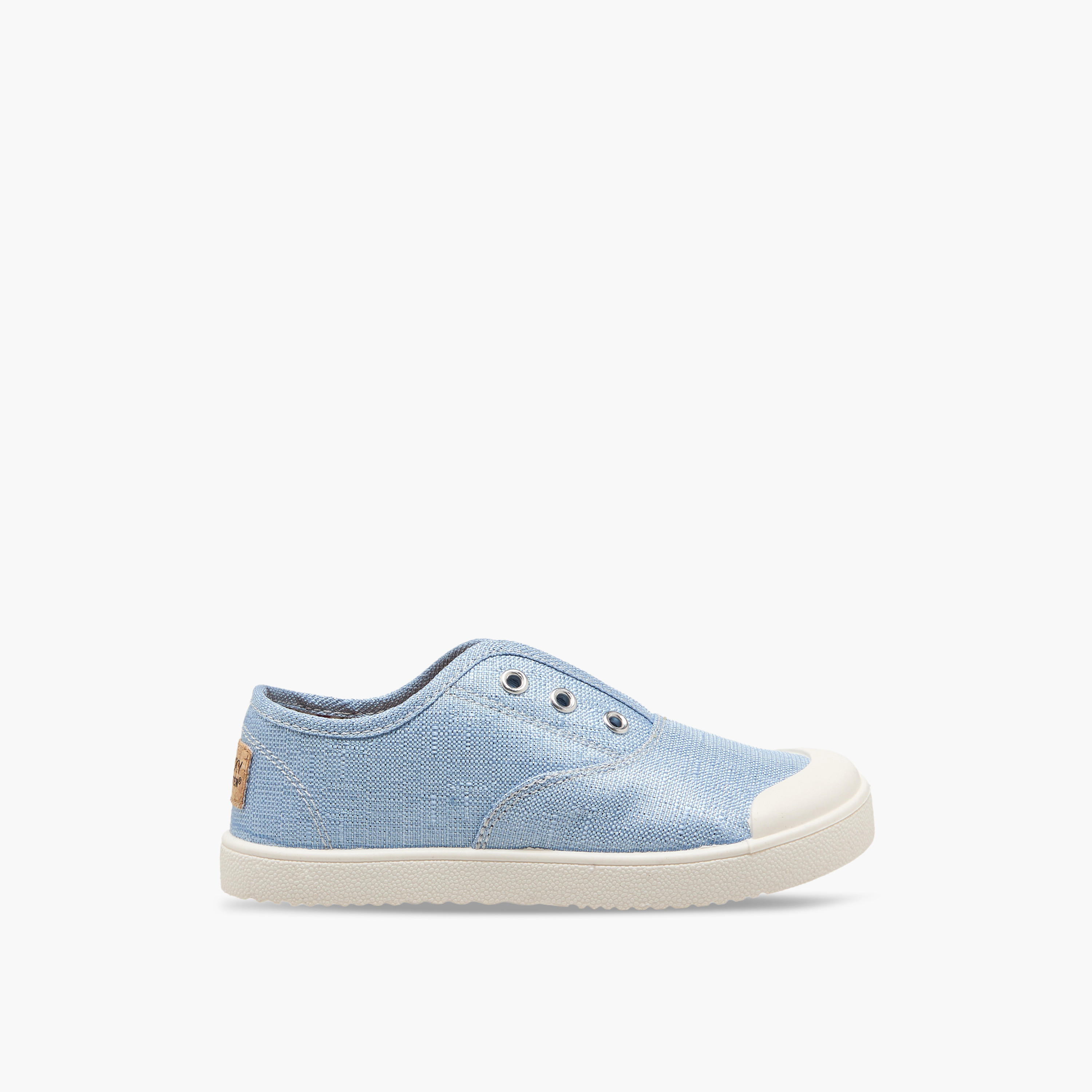 Pablosky Canvas with Elasticated Vamp-baby-girls-shoes-closedshoes-image-3