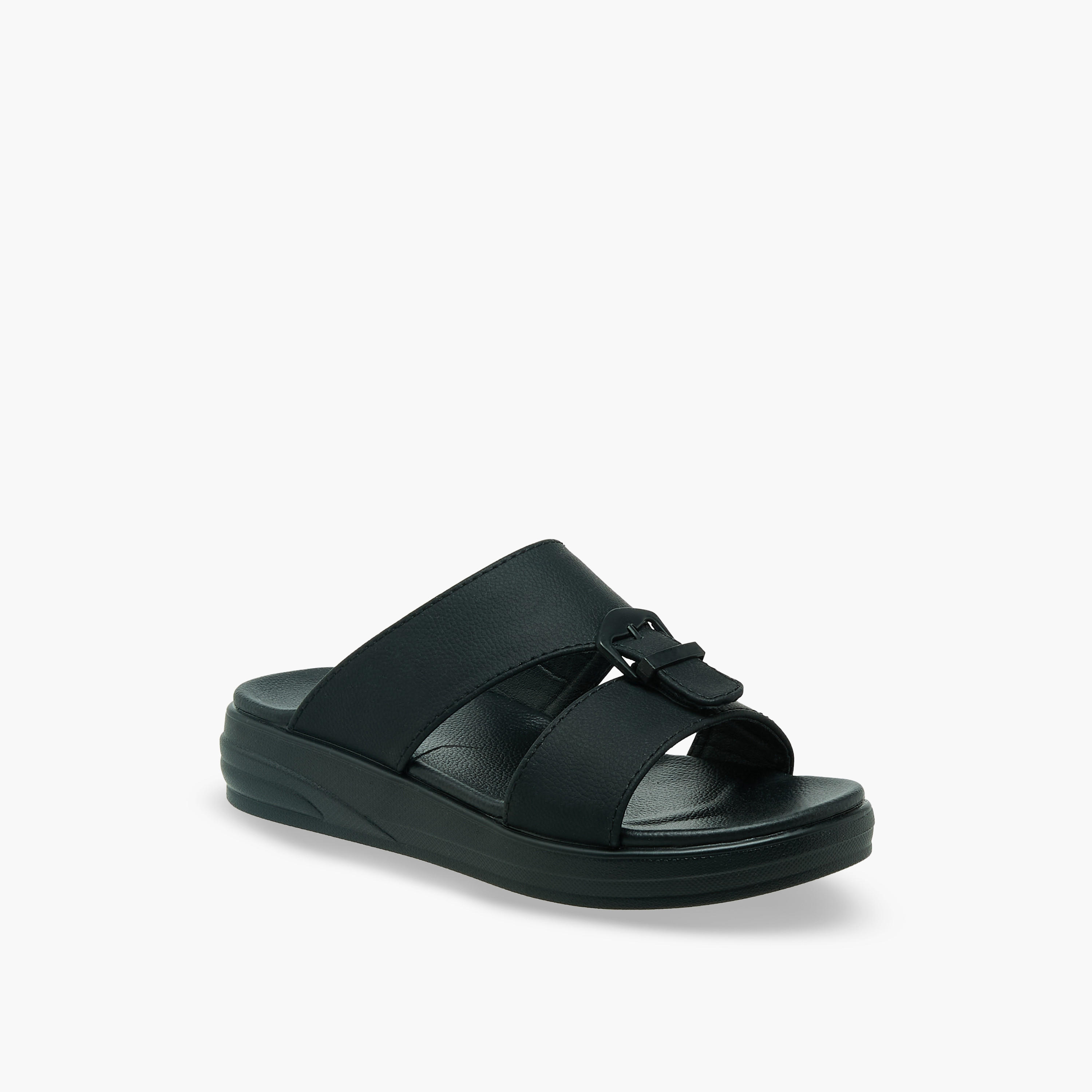 LBL by Shoexpress Boys Buckle Accent Arabic Sandals-boys-shoes-sandals-image-2