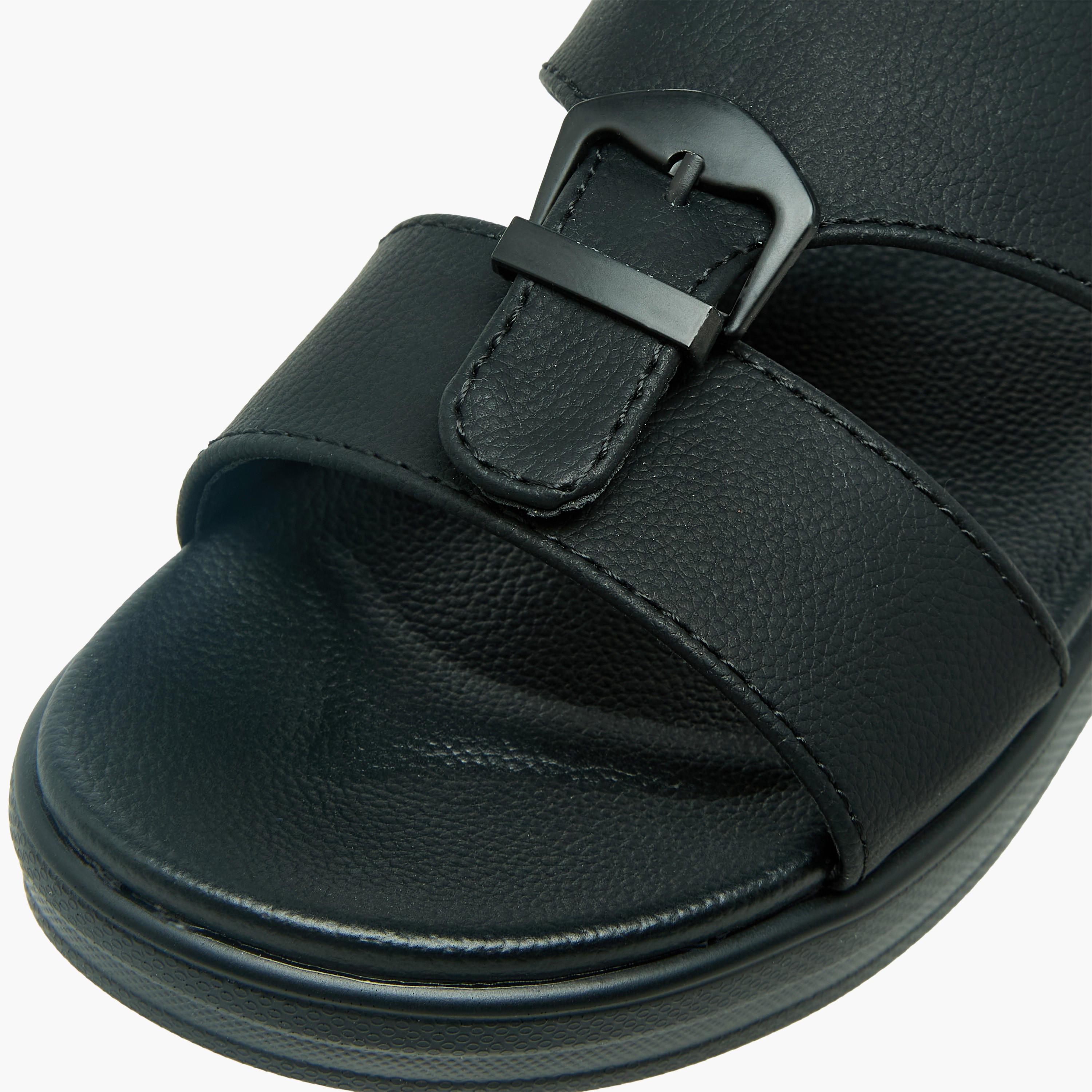 LBL by Shoexpress Boys Buckle Accent Arabic Sandals-boys-shoes-sandals-image-4