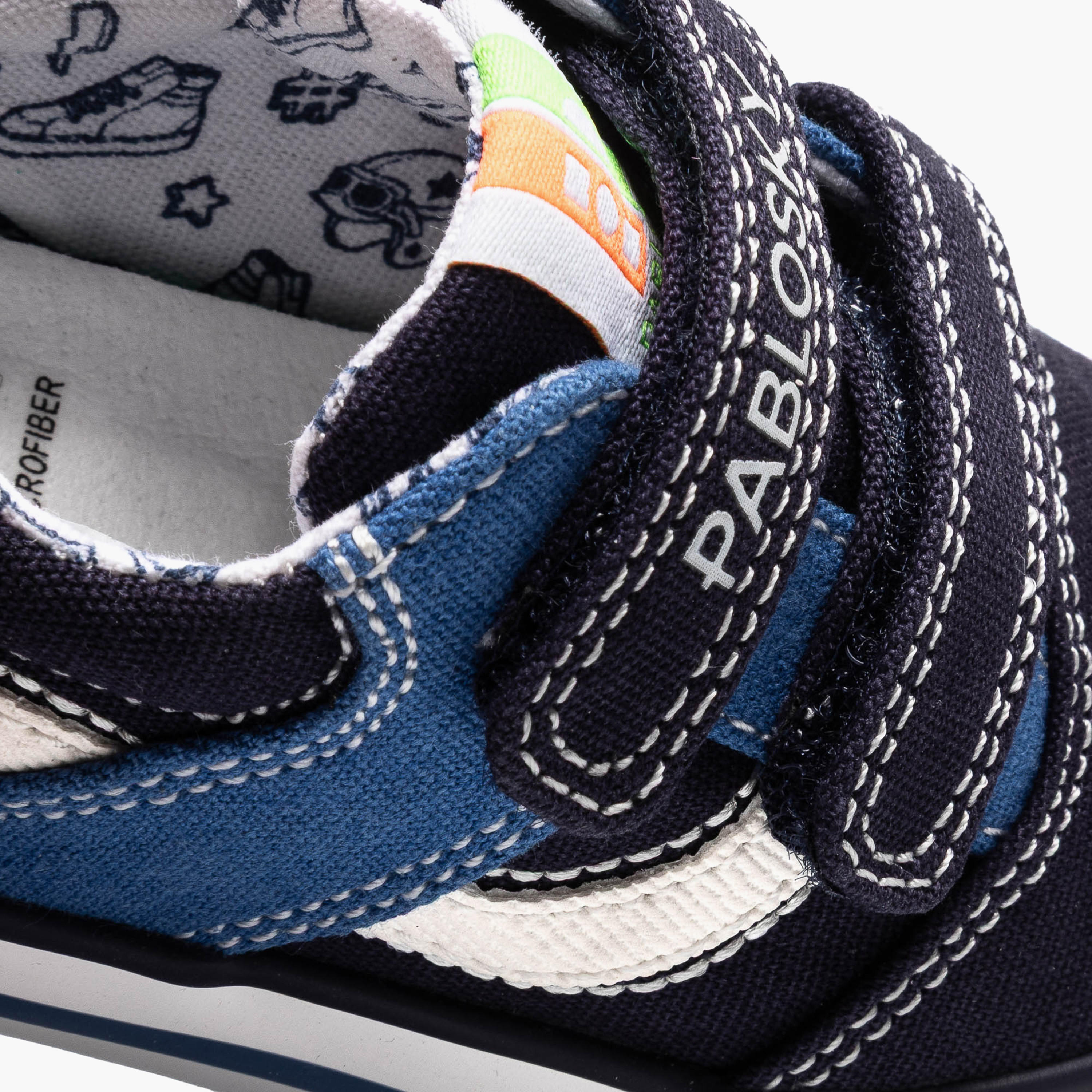 حذاء سنيكرز كانفاس بشريط إغلاق لاصق من بابلوسكي-baby-boys-shoes-closedshoes-image-7