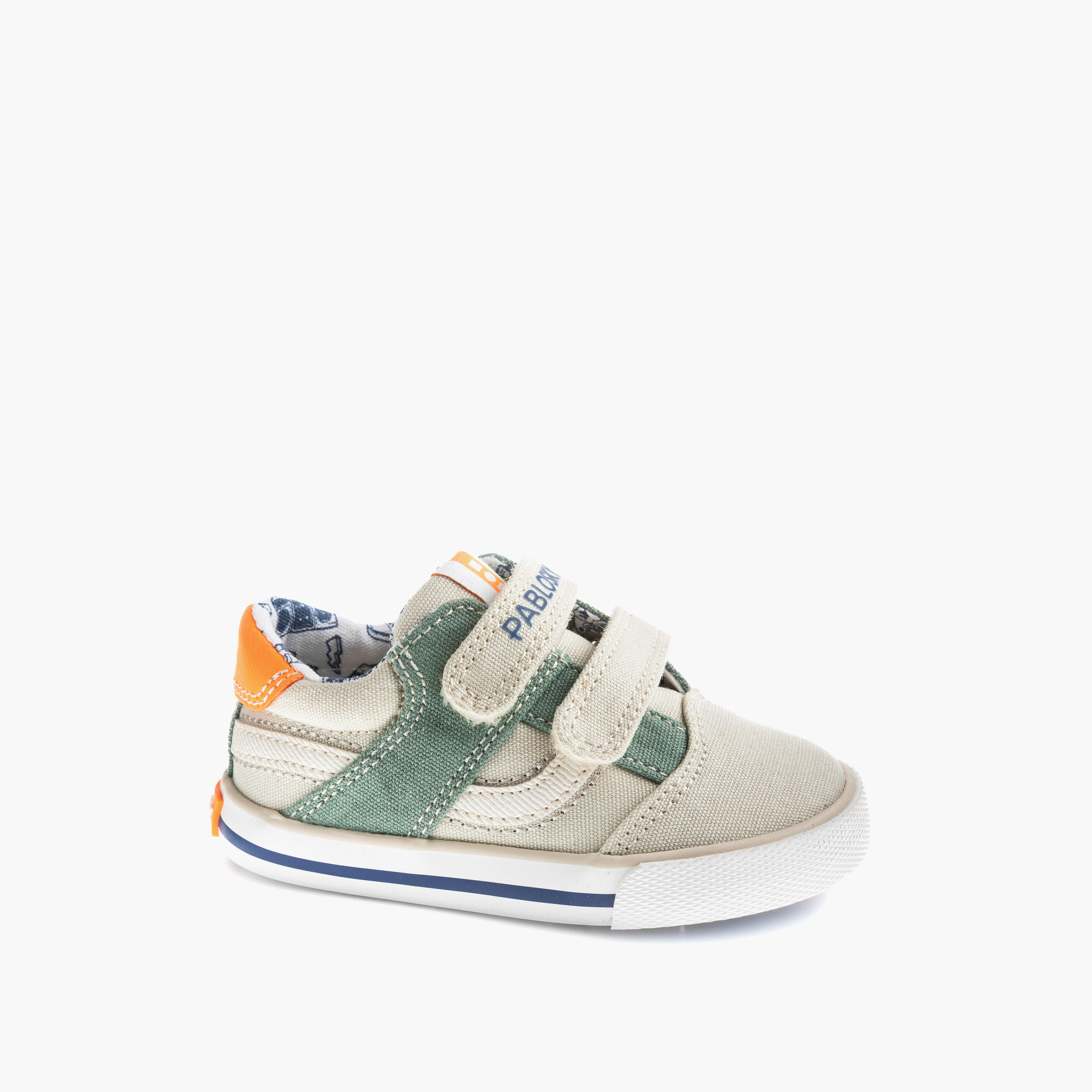 حذاء سنيكرز كانفاس بشريط لاصق من بابلوسكي-baby-boys-shoes-closedshoes-image-1