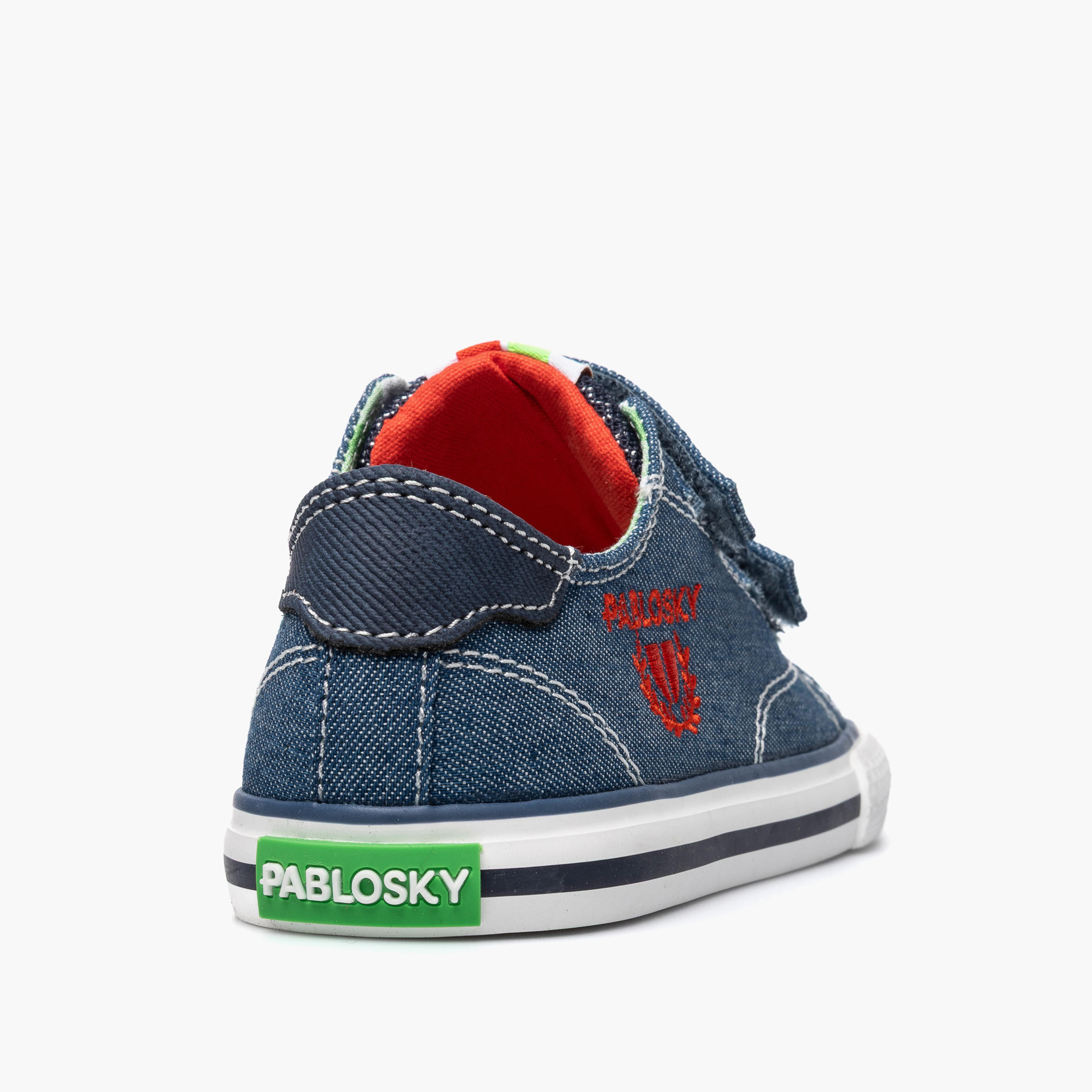حذاء سنيكرز كانفاس بطول الكاحل وشريط إغلاق لاصق من بابلوسكي-baby-boys-shoes-closedshoes-image-3