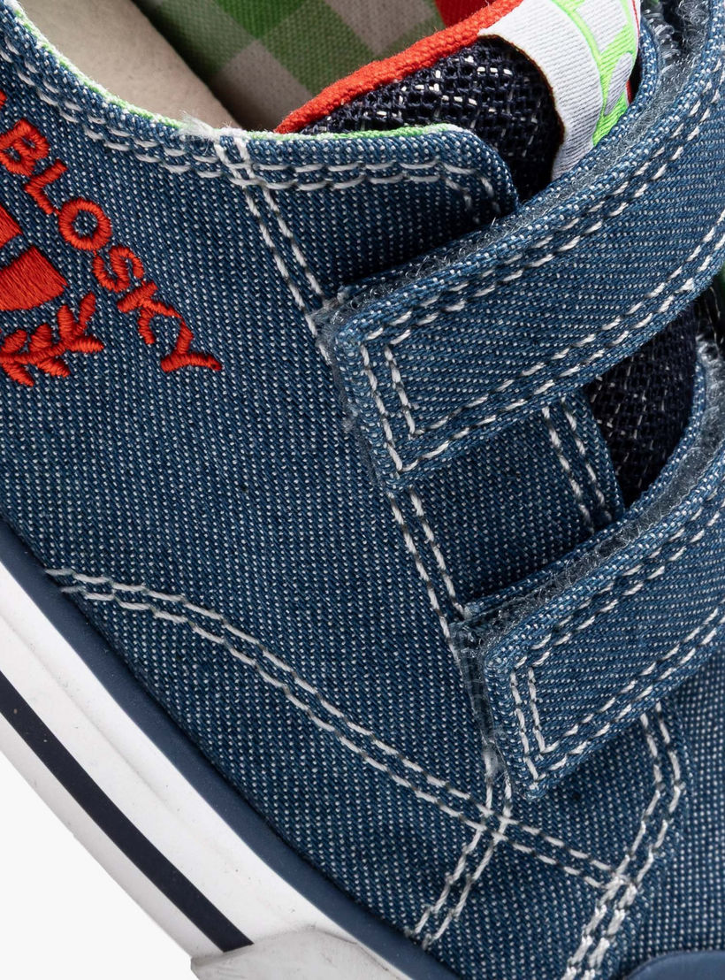 حذاء سنيكرز كانفاس بطول الكاحل وشريط إغلاق لاصق من بابلوسكي-baby-boys-shoes-closedshoes-image-7