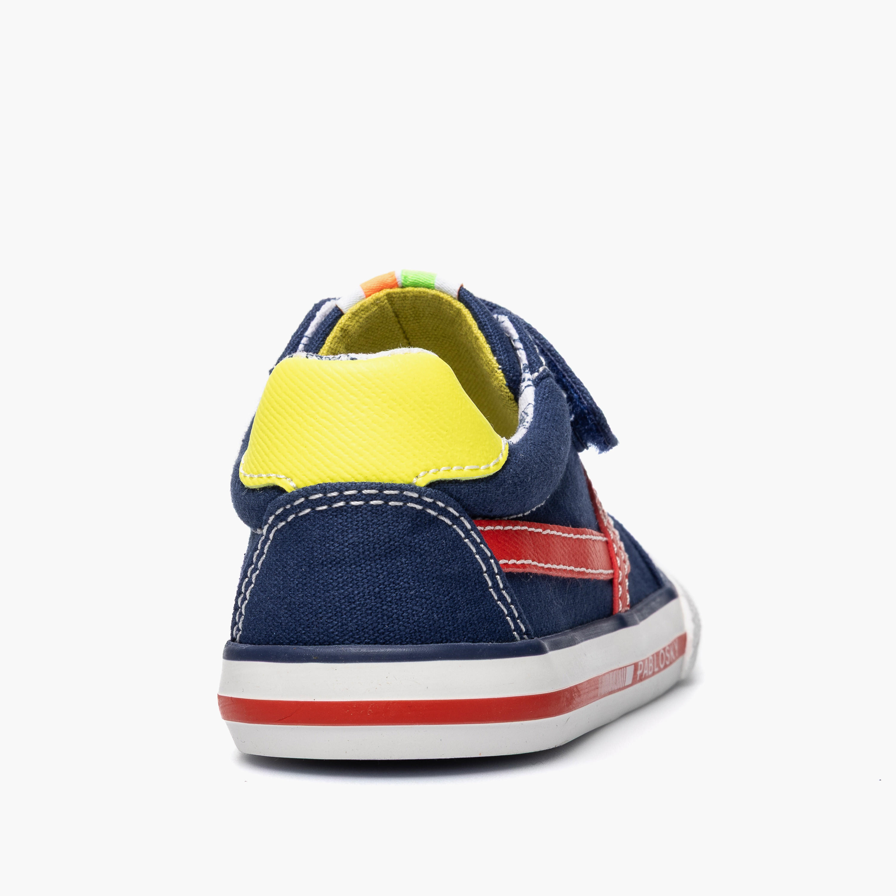 Pablosky Ankle Sneakers with Hook and Loop Closure-baby-boys-shoes-closedshoes-image-3