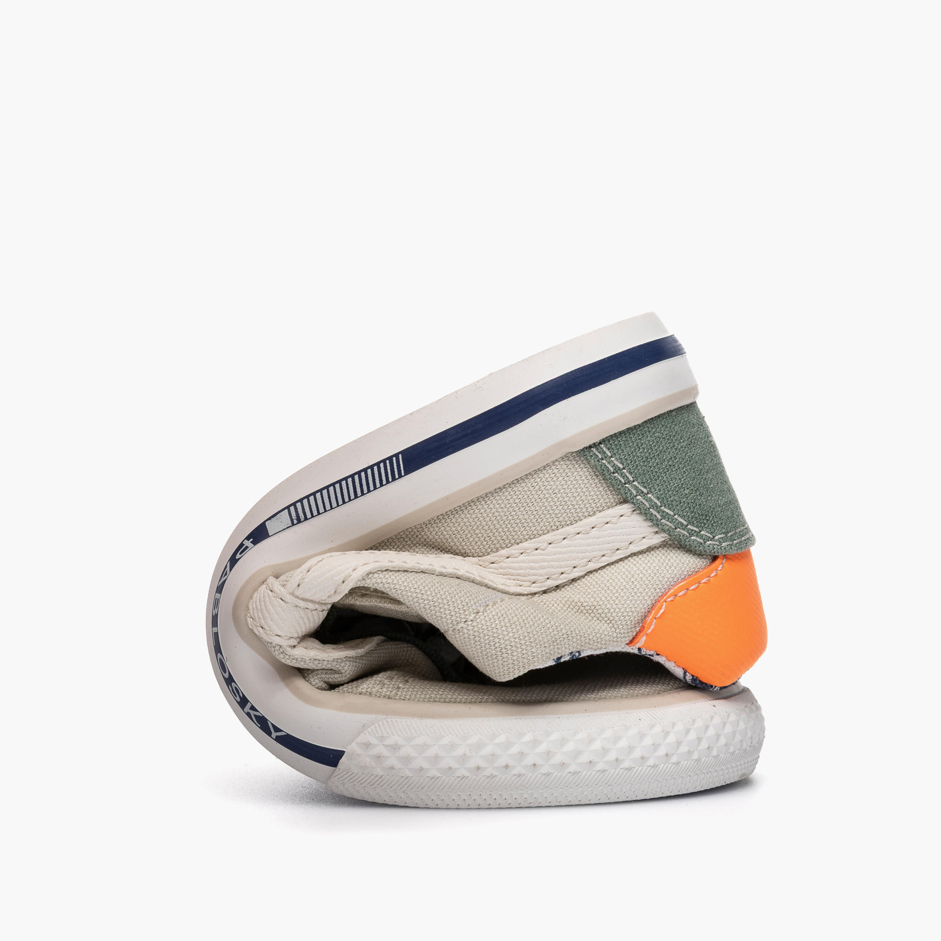 Pablosky Canvas Ankle Sneakers with Hook & Loop Closure-baby-boys-shoes-closedshoes-image-6