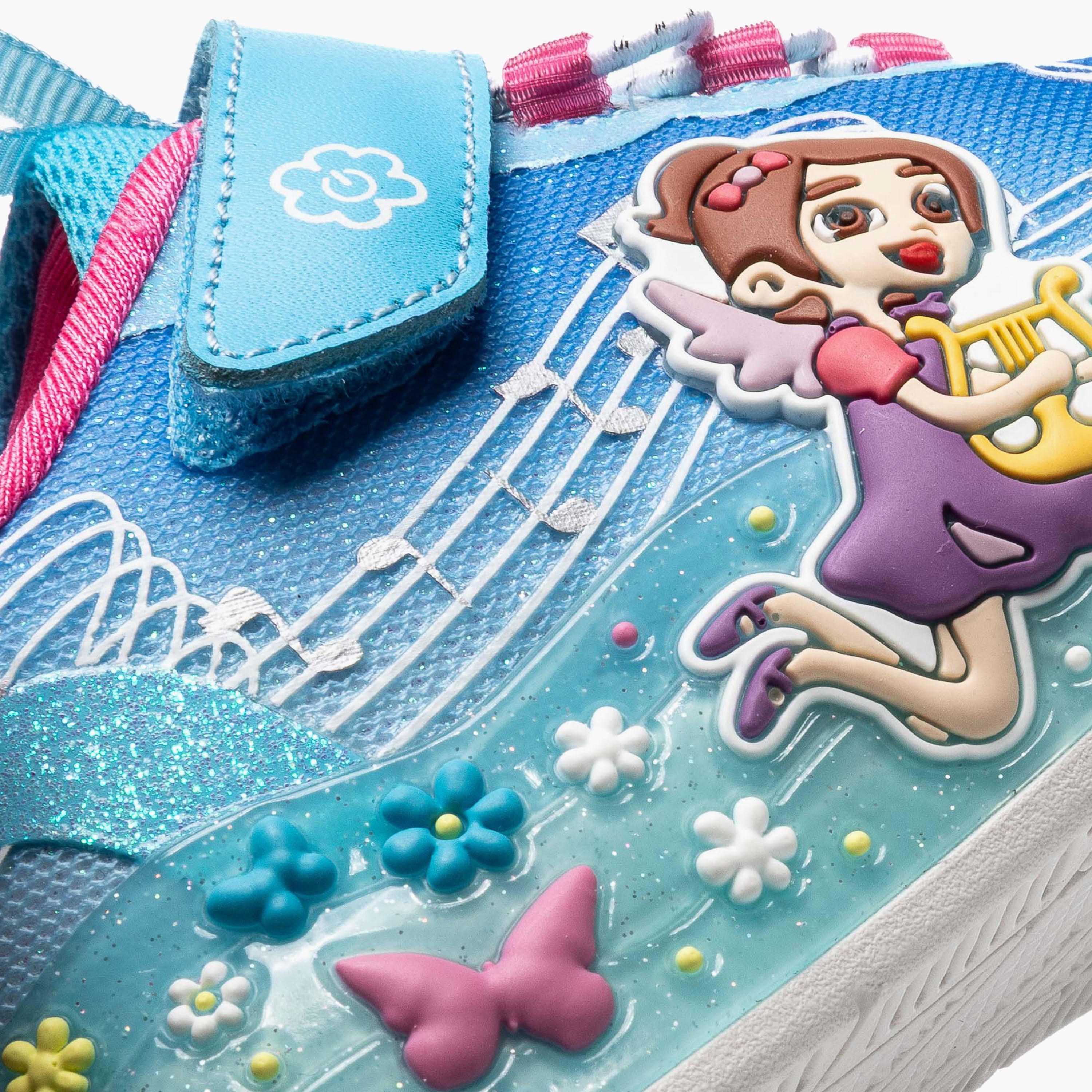 Pablosky Girls Light-Up Hook & Loop Sports Shoes-girls-shoes-sports-image-6