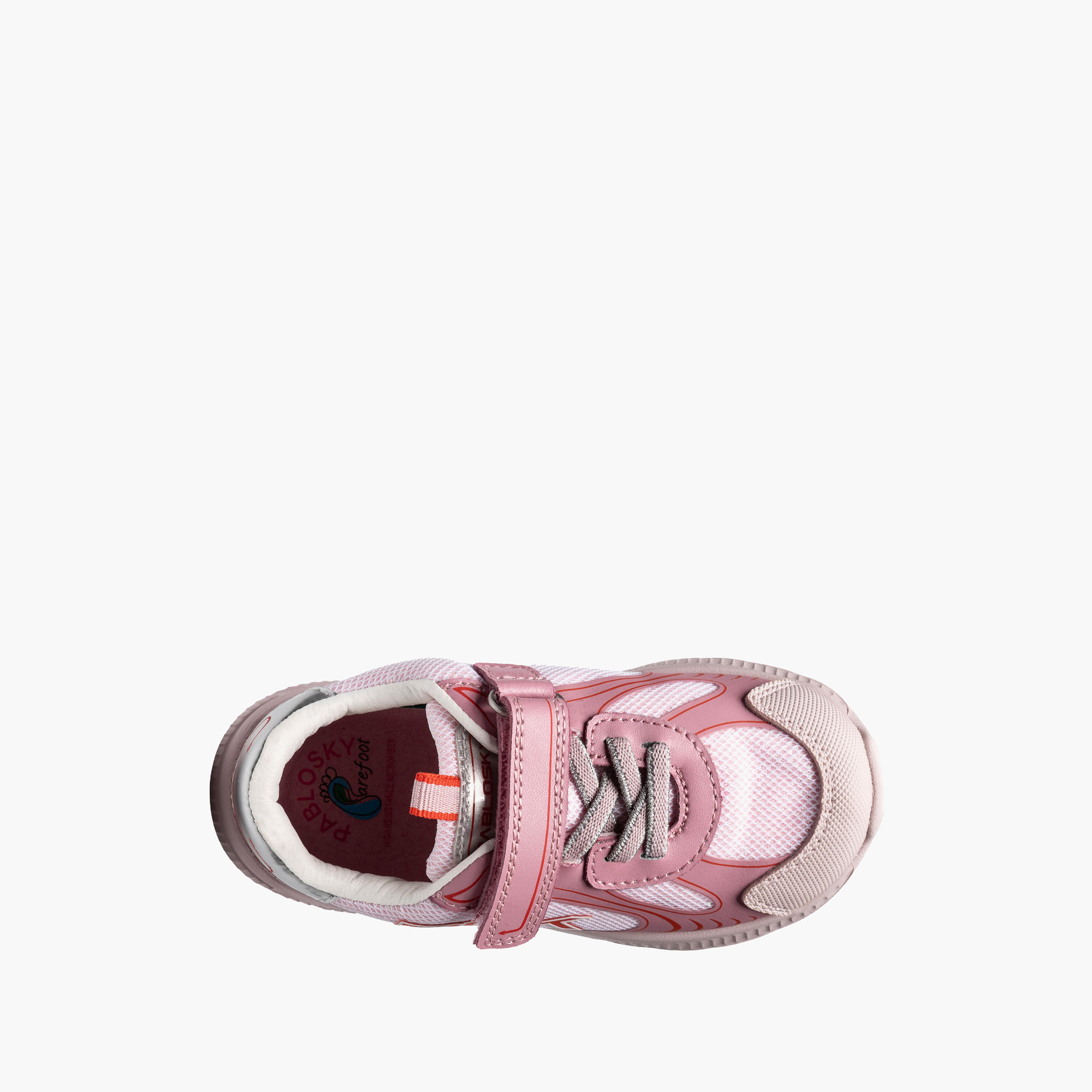 Pablosky Girls Hook & Loop Sports Shoes-girls-shoes-sports-image-4