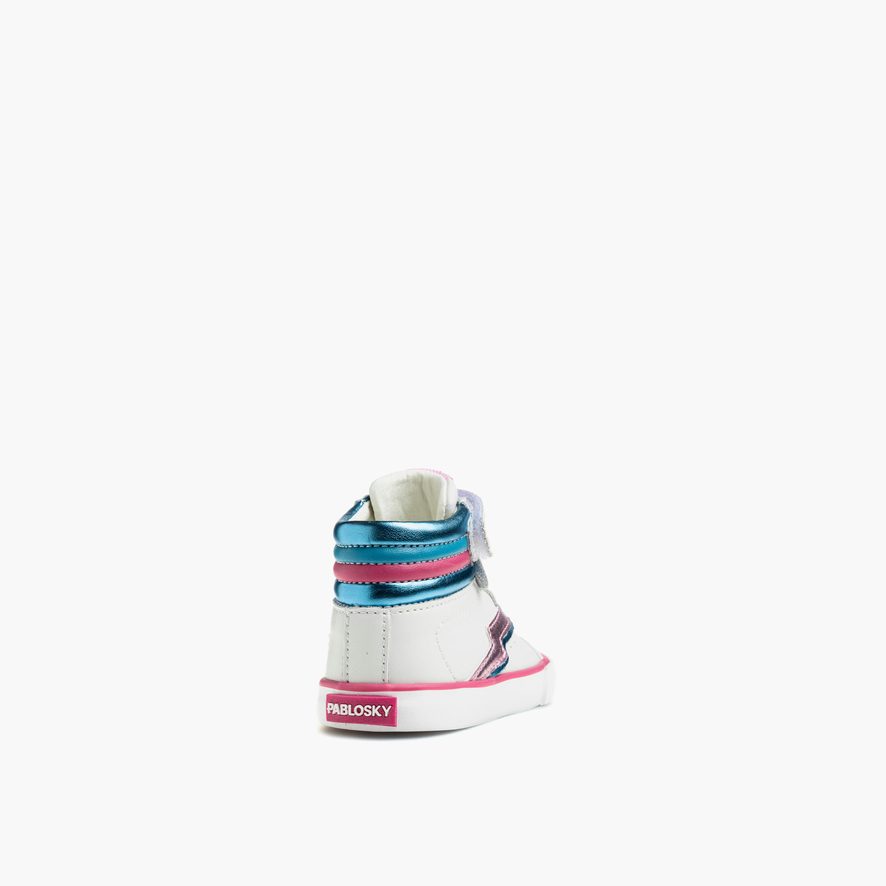 حذاء سنيكرز جلد برقبة عالية وشريط إغلاق لاصق للأولاد من بابلوفسكي-boys-shoes-sneakers-image-2