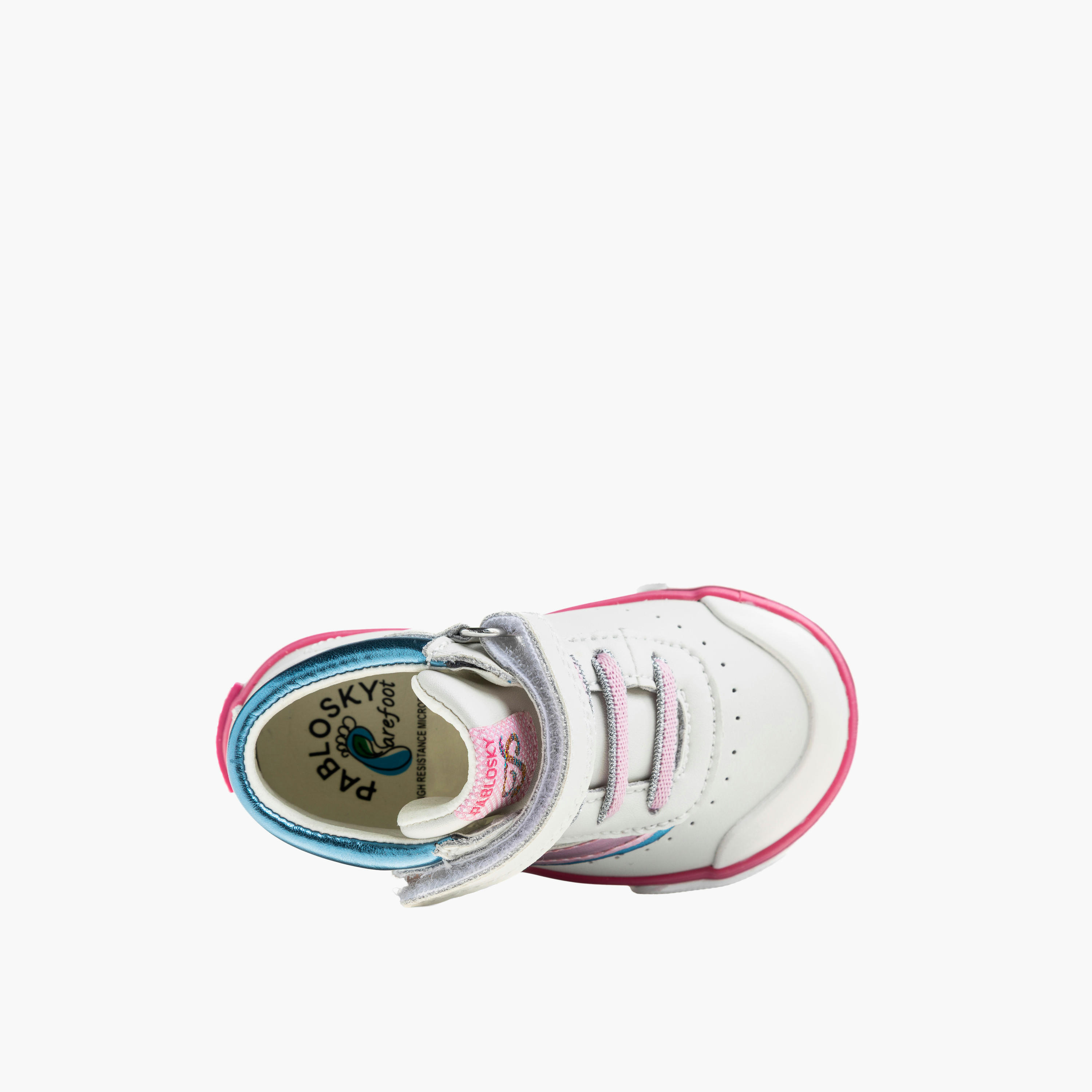 حذاء سنيكرز جلد برقبة عالية وشريط إغلاق لاصق للأولاد من بابلوفسكي-boys-shoes-sneakers-image-3