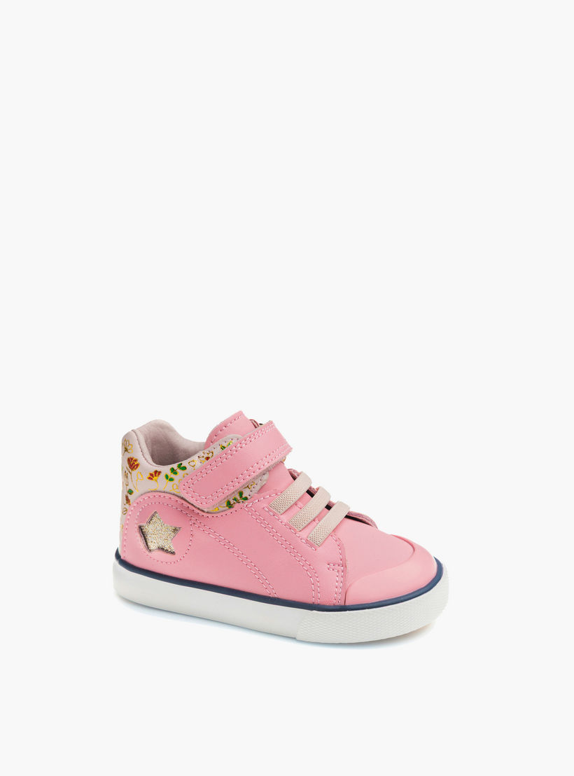 حذاء سنيكرز جلد بشريط إغلاق لاصق للبنات من بابلوسكي-girls-shoes-sneakers-image-7