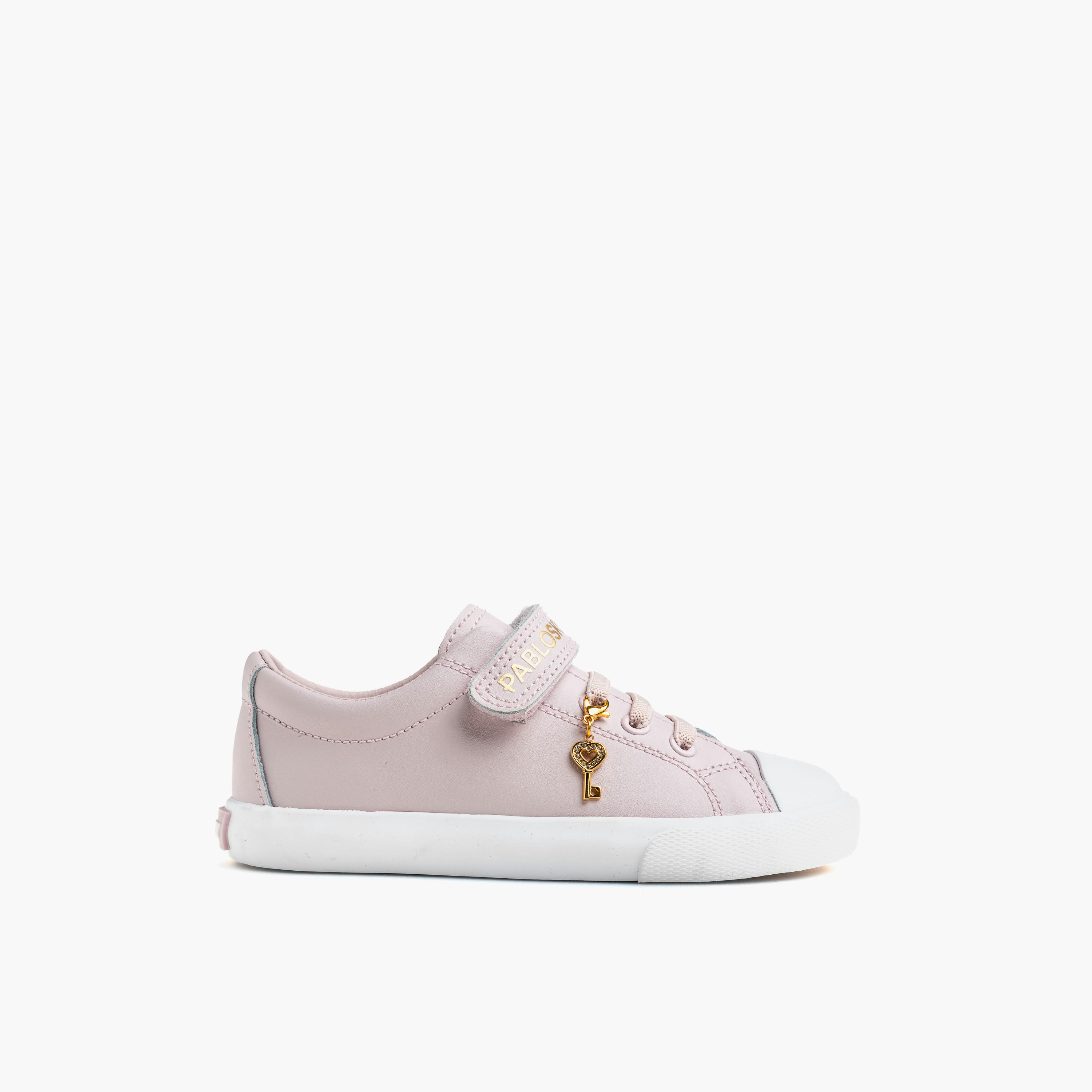 حذاء سنيكرز جلد بشريط إغلاق لاصق للبنات من بابلوفسكي-girls-shoes-sneakers-image-1