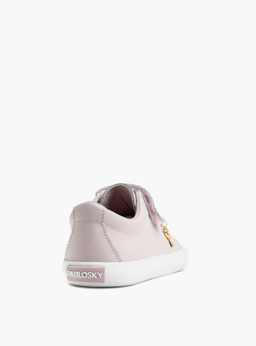 حذاء سنيكرز جلد بشريط إغلاق لاصق للبنات من بابلوفسكي-girls-shoes-sneakers-image-2
