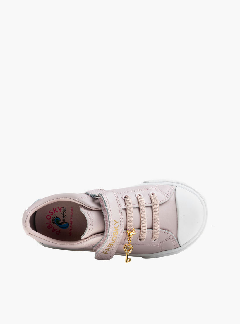 حذاء سنيكرز جلد بشريط إغلاق لاصق للبنات من بابلوفسكي-girls-shoes-sneakers-image-3
