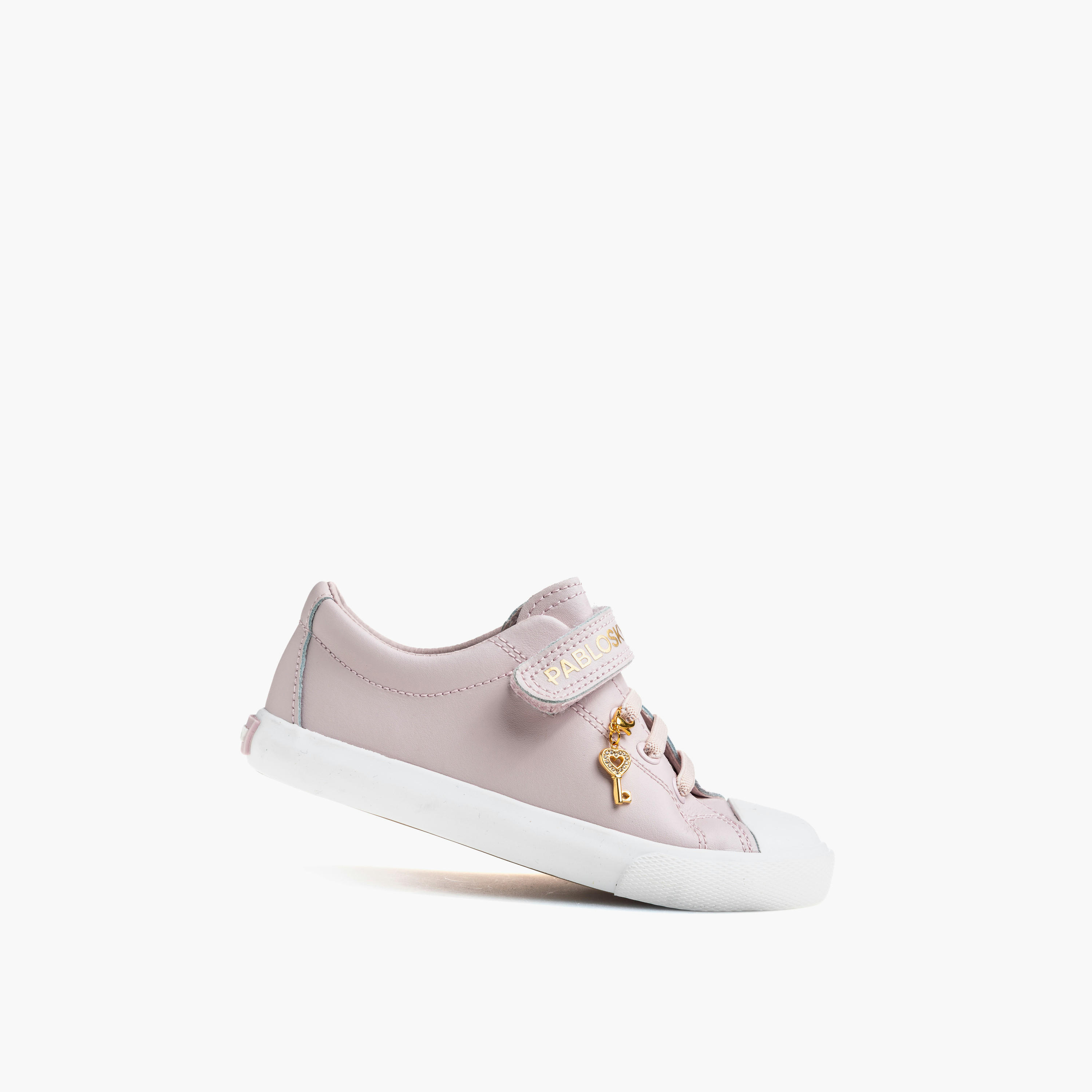 حذاء سنيكرز جلد بشريط إغلاق لاصق للبنات من بابلوفسكي-girls-shoes-sneakers-image-4