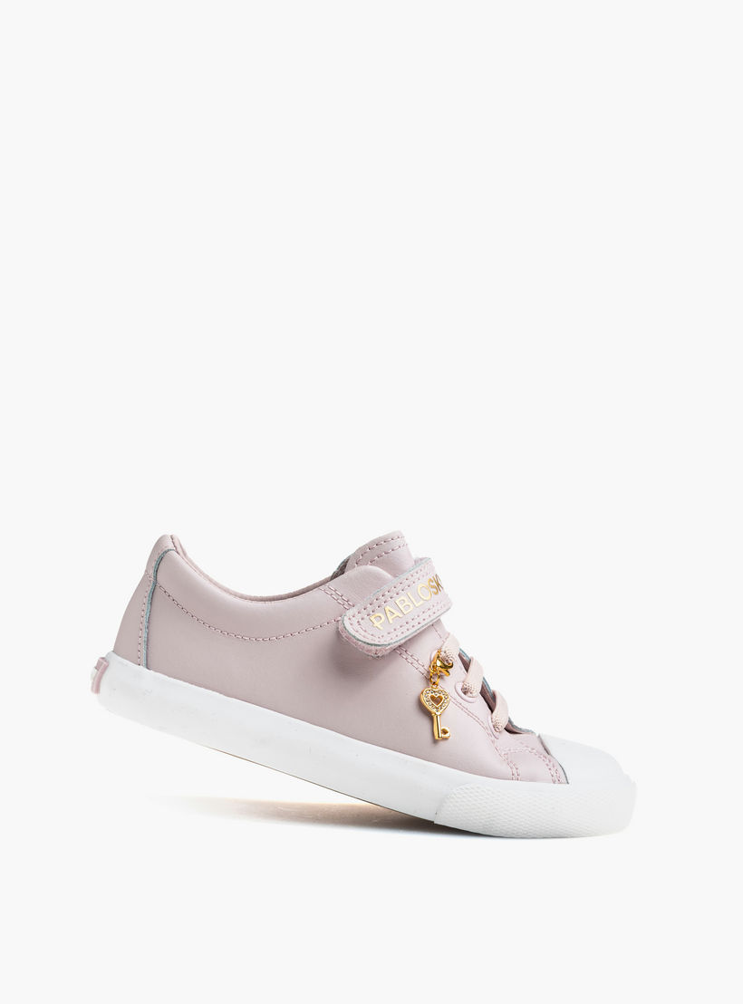 حذاء سنيكرز جلد بشريط إغلاق لاصق للبنات من بابلوفسكي-girls-shoes-sneakers-image-4