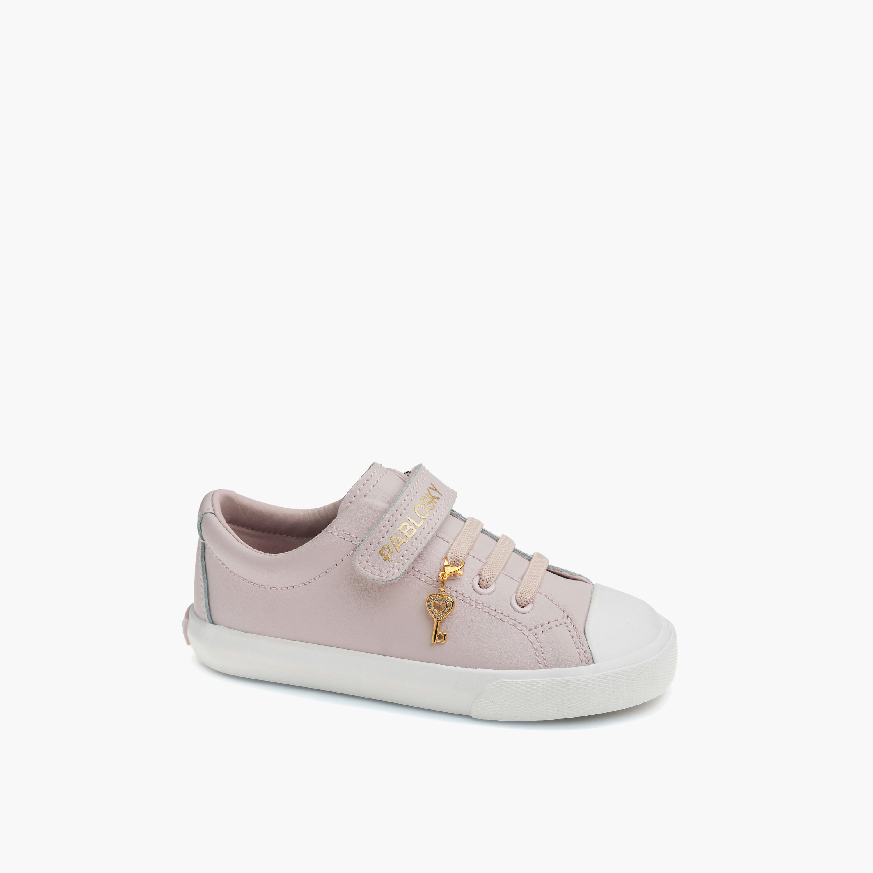 حذاء سنيكرز جلد بشريط إغلاق لاصق للبنات من بابلوفسكي-girls-shoes-sneakers-image-7