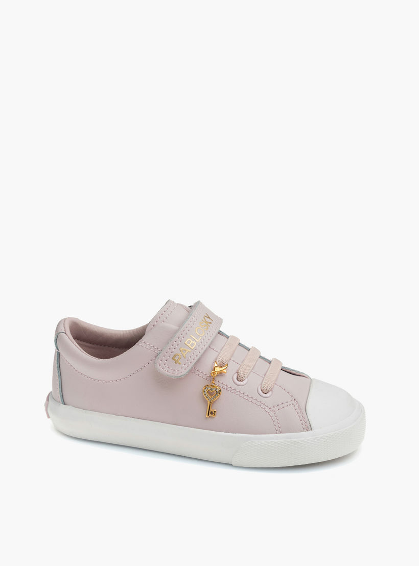 حذاء سنيكرز جلد بشريط إغلاق لاصق للبنات من بابلوفسكي-girls-shoes-sneakers-image-7