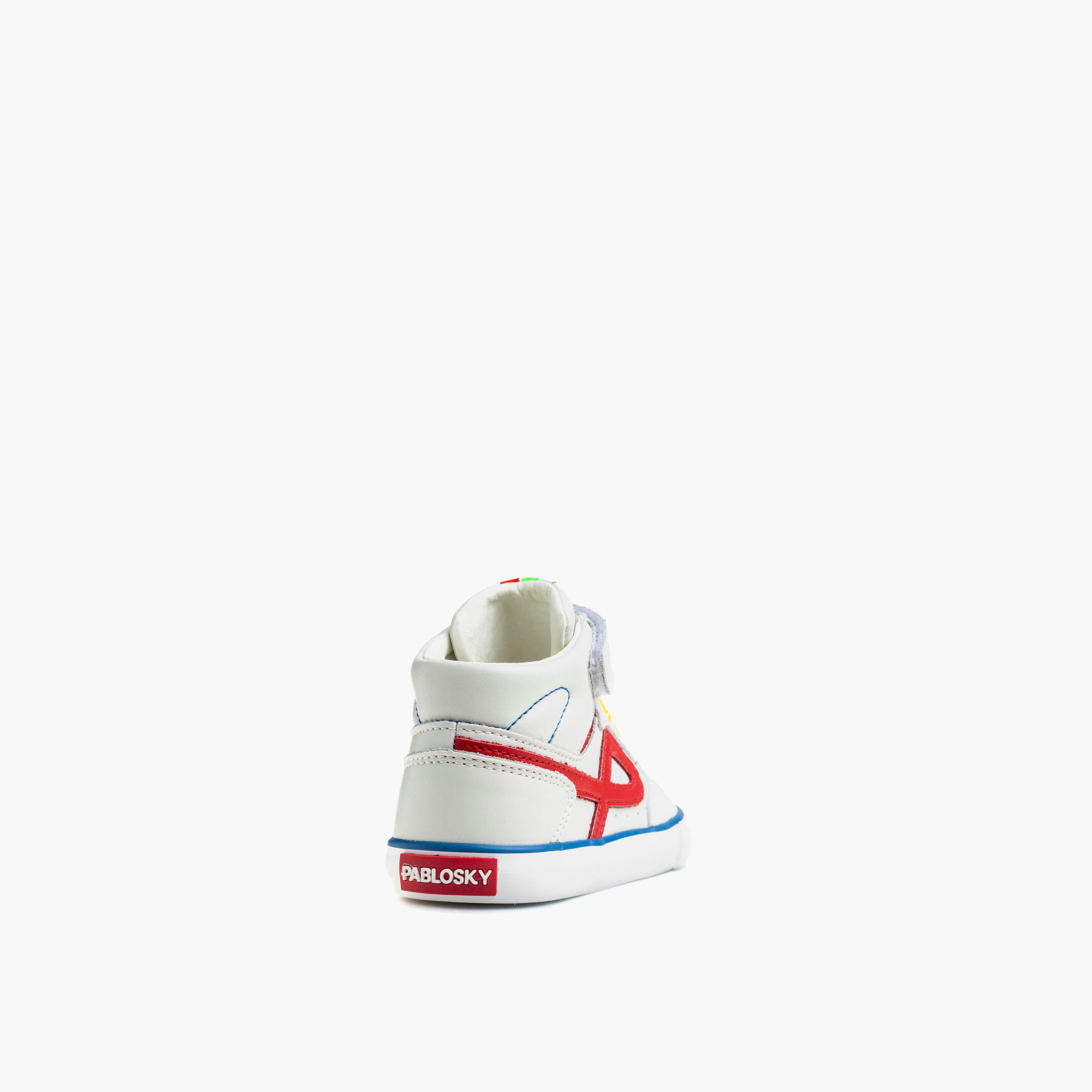 حذاء سنيكرز جلد برقبة عالية وشريط إغلاق لاصق للأولاد من بابلوفسكي-boys-shoes-sneakers-image-3