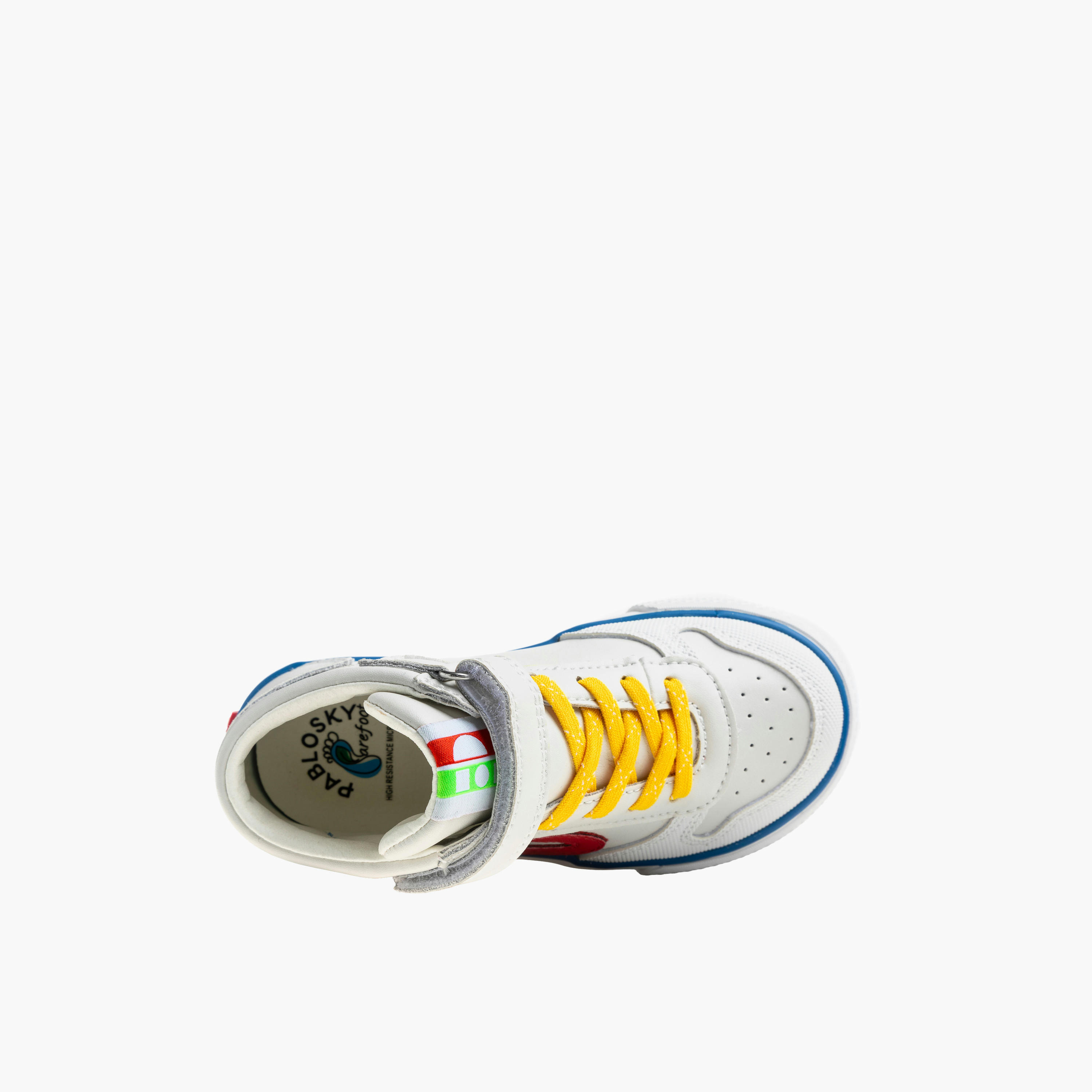 حذاء سنيكرز جلد برقبة عالية وشريط إغلاق لاصق للأولاد من بابلوفسكي-boys-shoes-sneakers-image-4