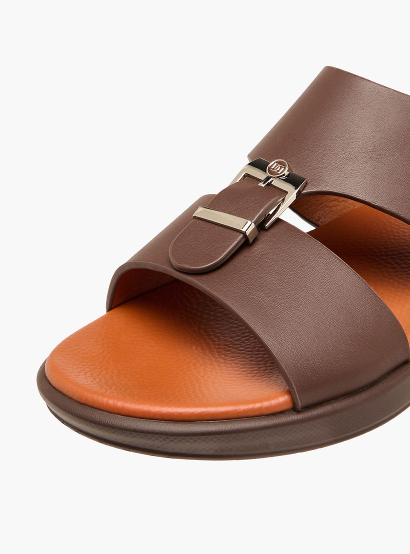 Duchini Men Buckle Accent Arabic Sandals-men-shoes-sandals-image-4