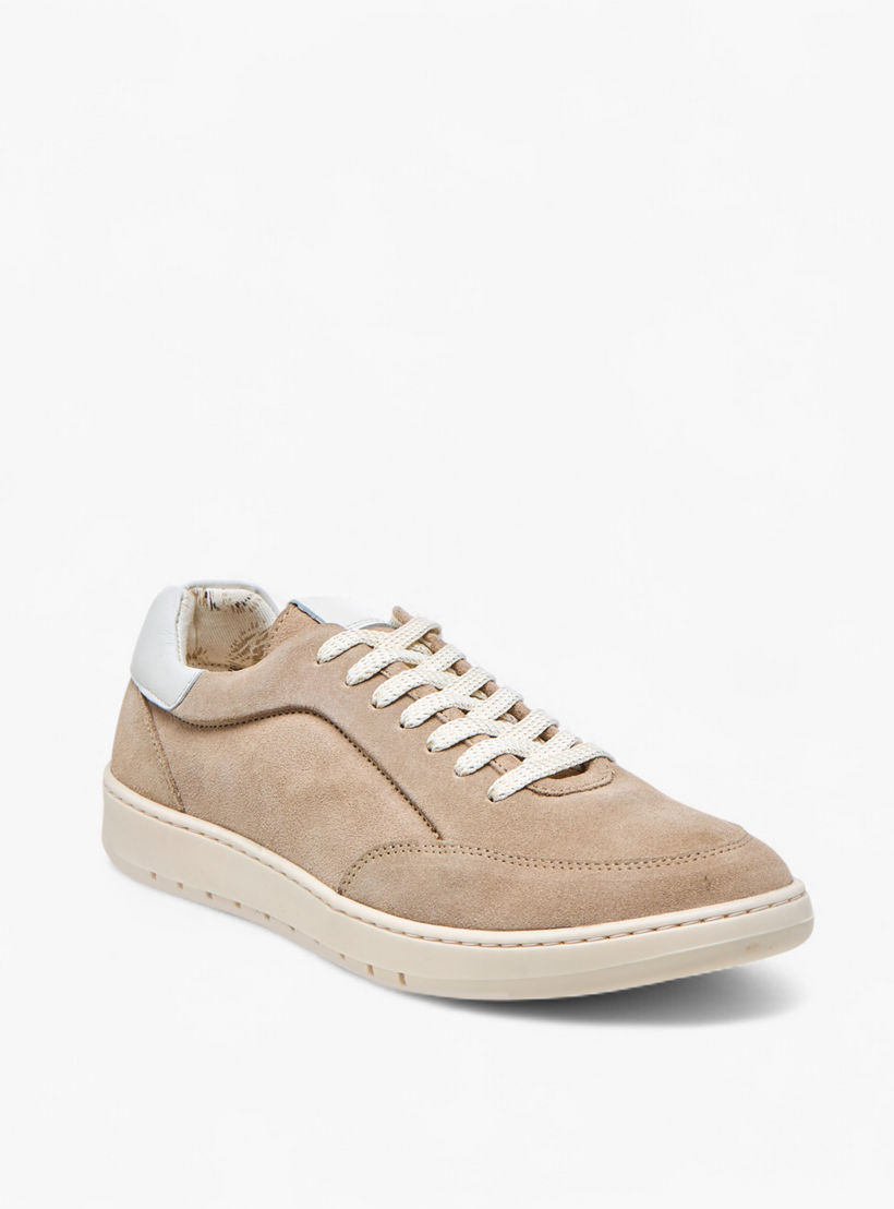Paprika Panelled Sneakers with Lace-Up Closure-women-shoes-sneakers-image-2