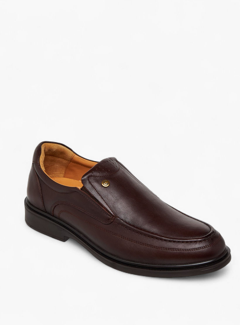 حذاء خفيف جلد سهل الارتداء للرجال من لو كونفورت -men-shoes-formalshoes-image-2