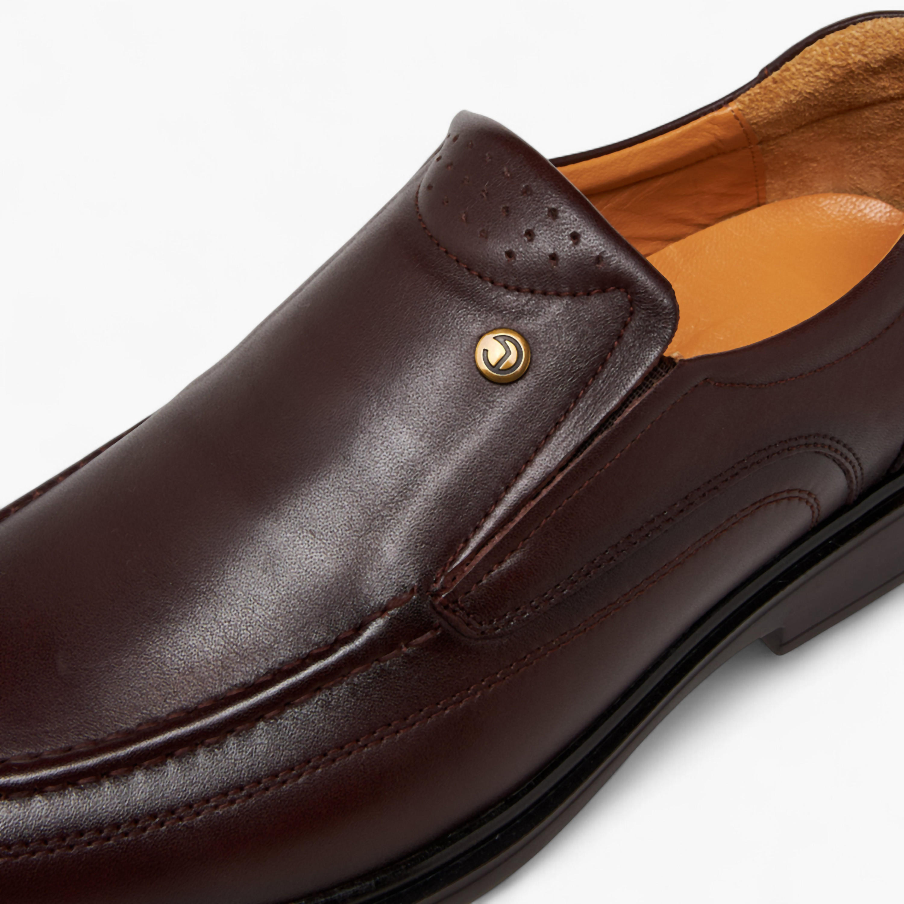 حذاء خفيف جلد سهل الارتداء للرجال من لو كونفورت -men-shoes-formalshoes-image-4