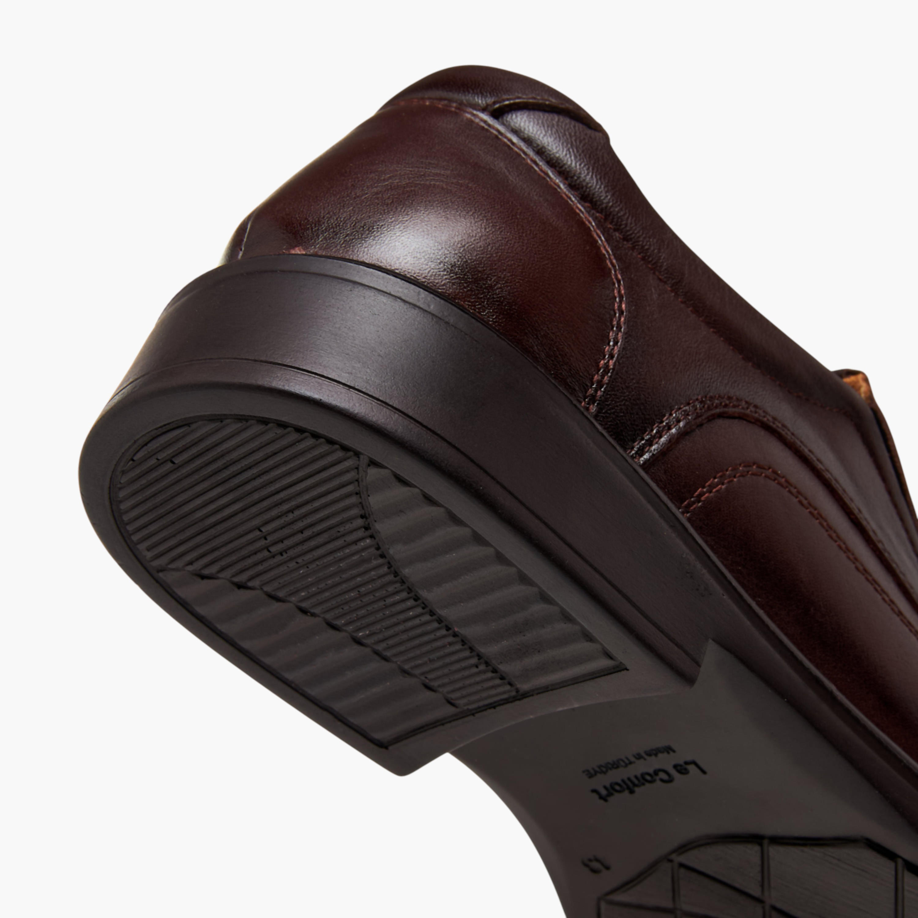 حذاء خفيف جلد سهل الارتداء للرجال من لو كونفورت -men-shoes-formalshoes-image-5