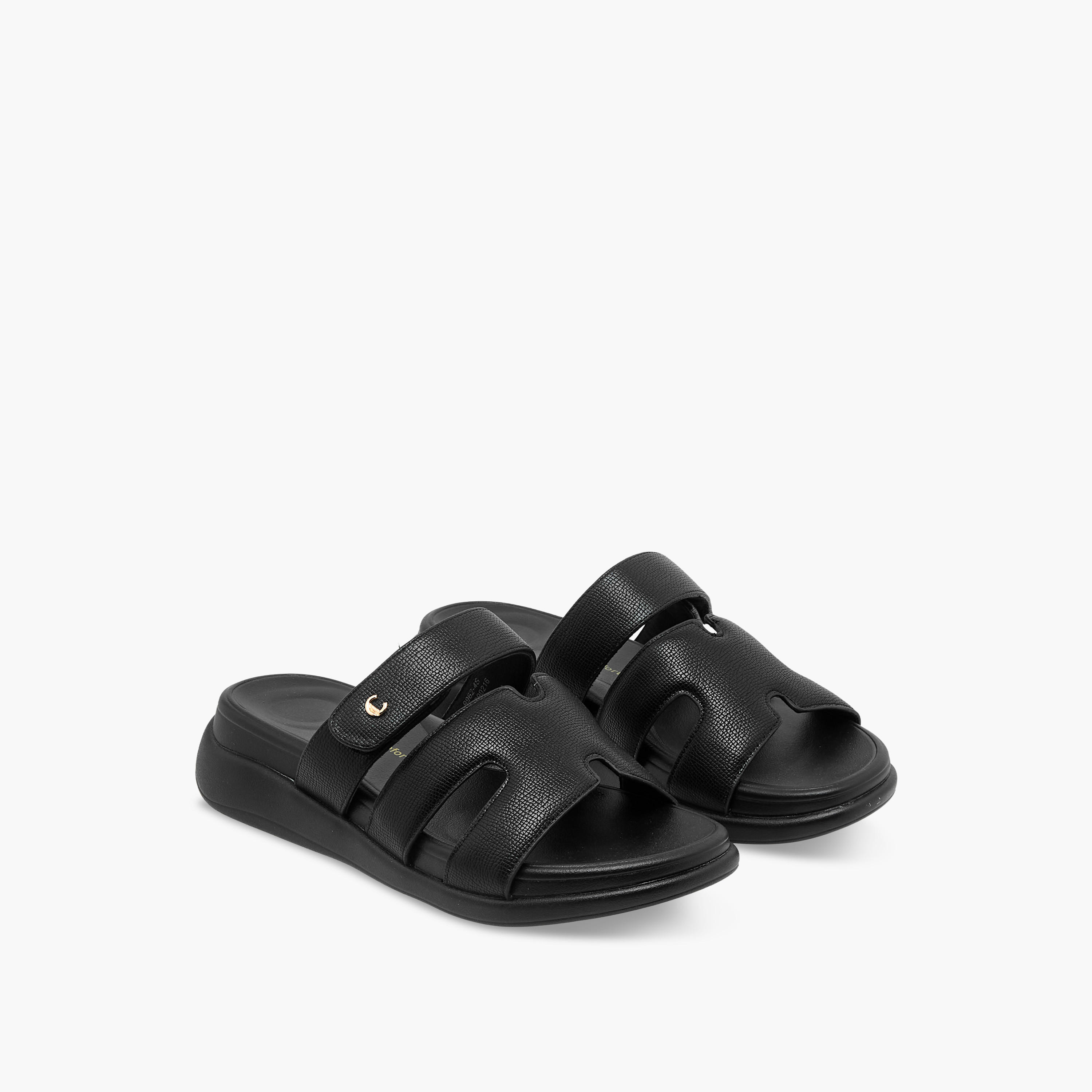 Le Confort Women Flatform Heel Comfort Sandals-women-shoes-sandals-heeled-image-1