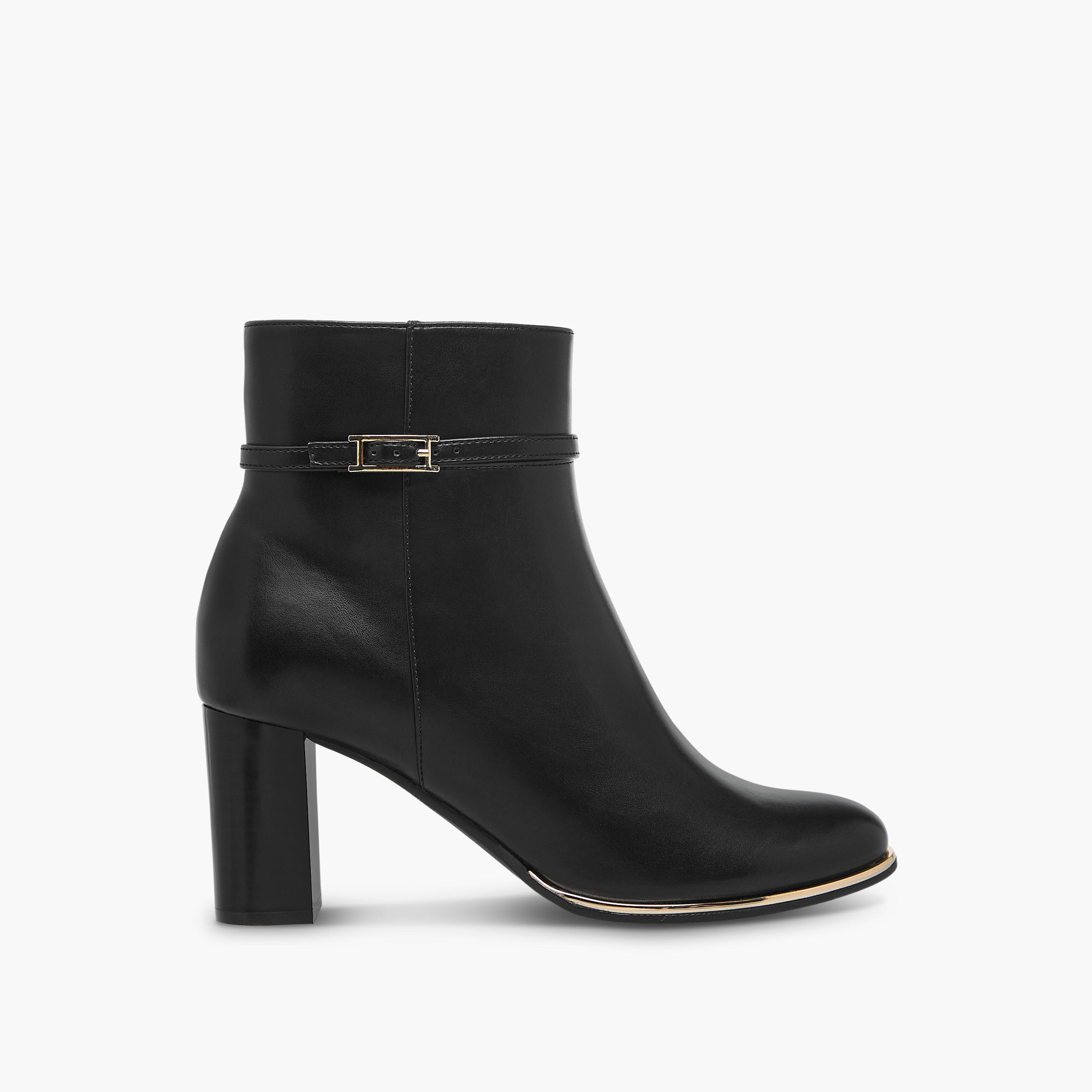 بوت كاحل سادة بسحاب إغلاق وكعب سميك للنساء من سيليست-women-shoes-boots-image-3