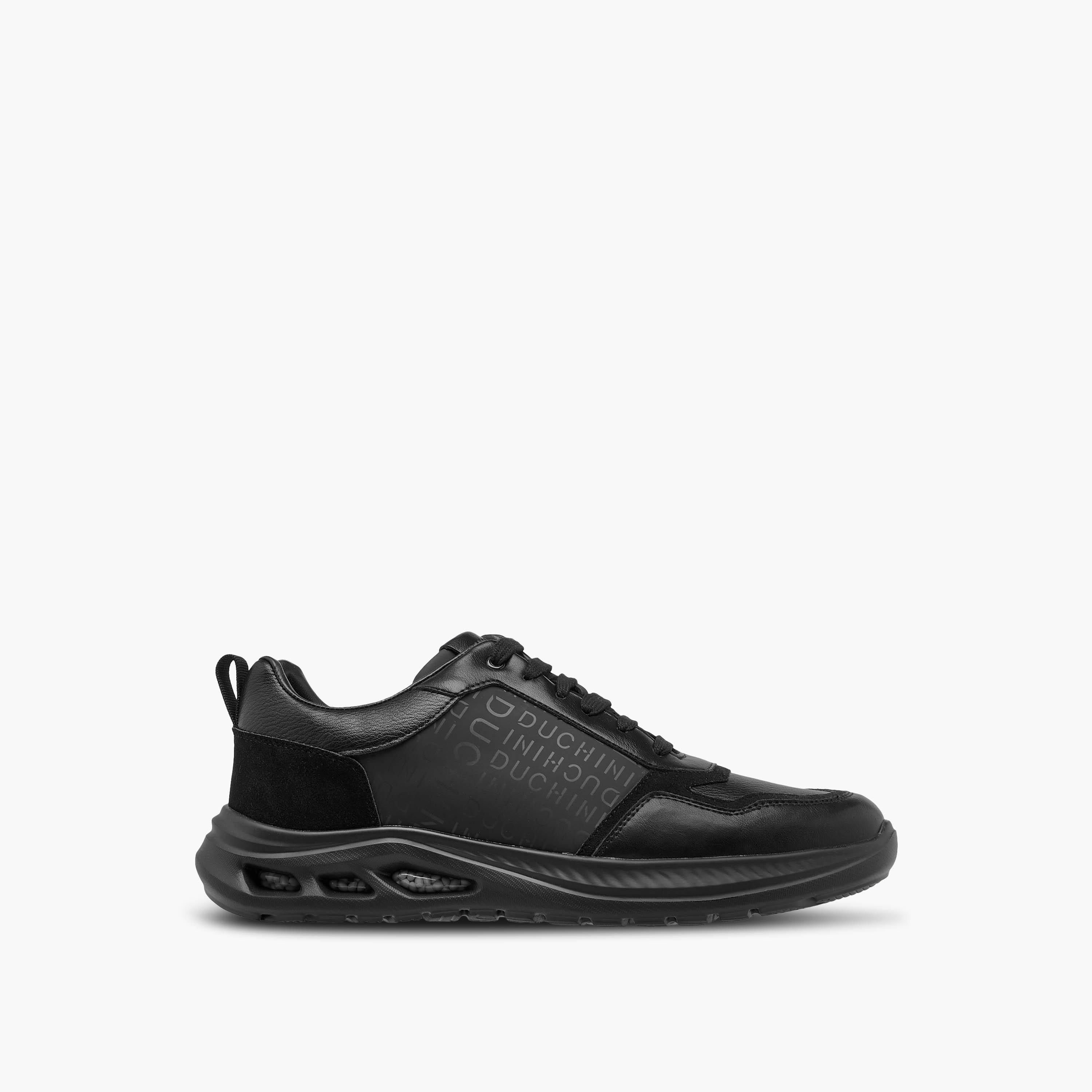 Duchini Men Monogram Print Lace-Up Sneakers-men-shoes-sneakers-image-3
