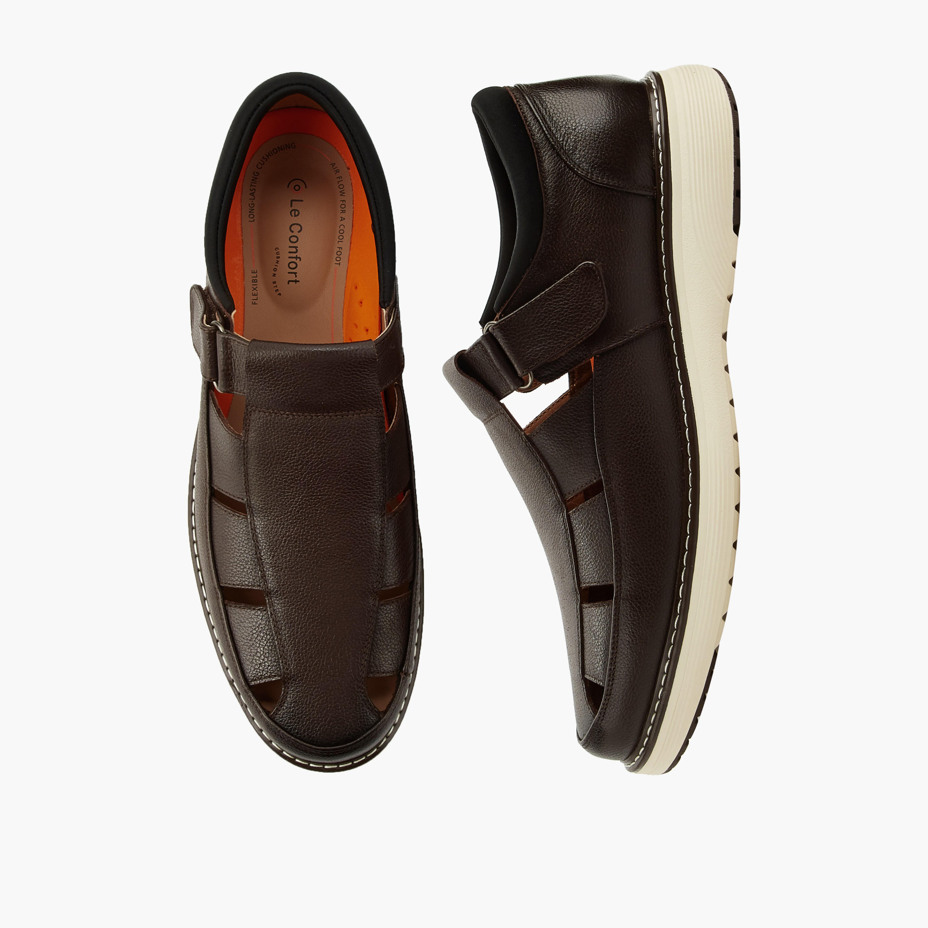 صندل فيشرمان بارز الملمس للرجال من لو كونفورت-men-shoes-sandals-image-1