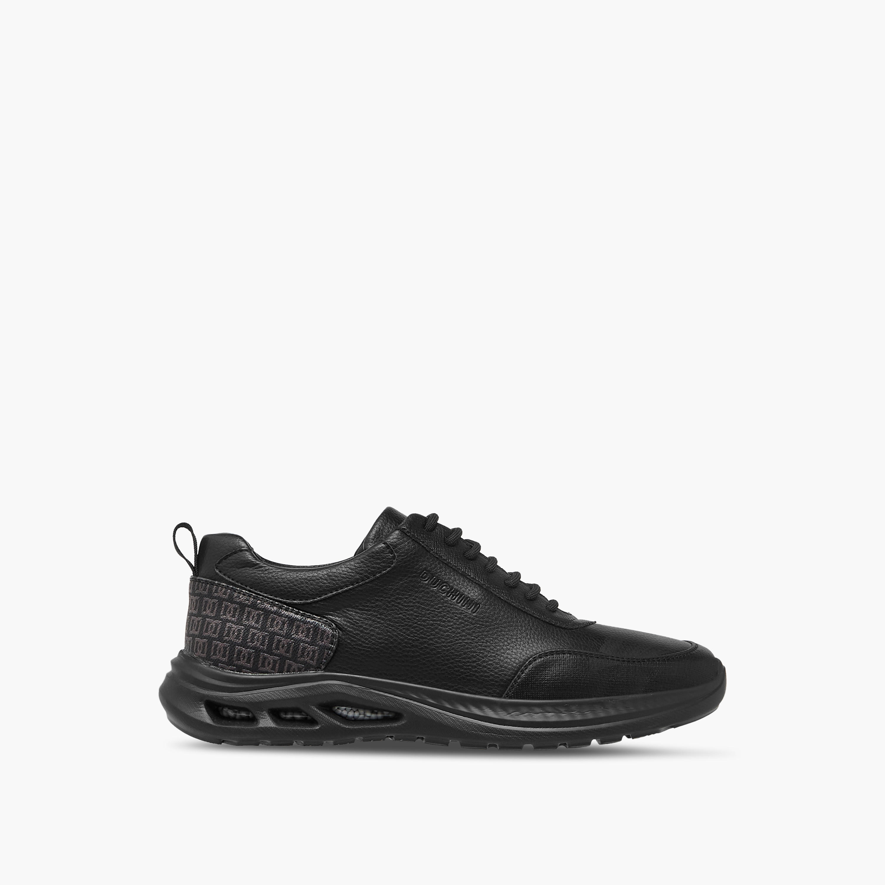 Duchini Men's Monogram Print Lace-Up Sneakers-men-shoes-sneakers-image-3