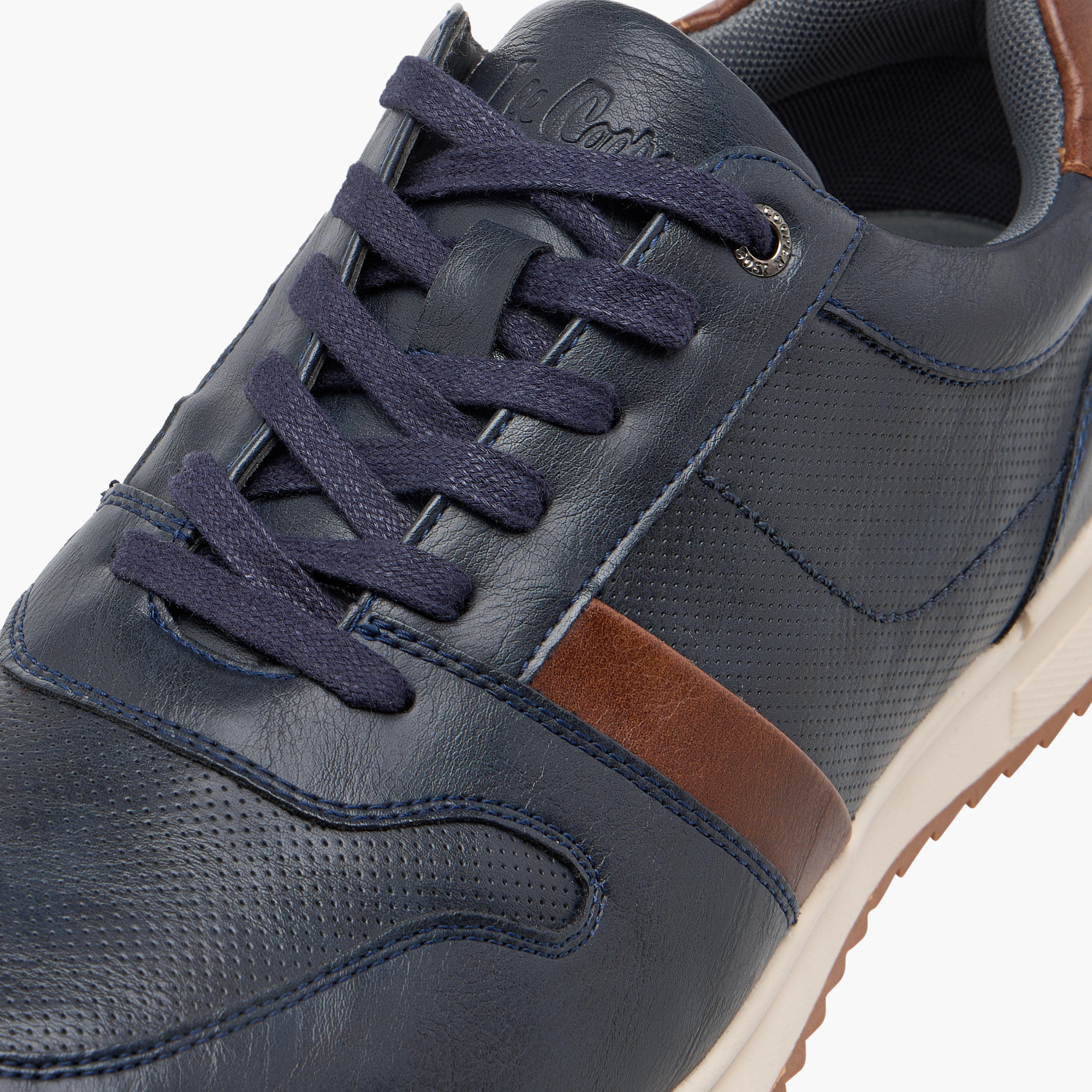 حذاء سنيكرز بألواح ورباط للرجال من لي كوبر-men-shoes-sneakers-image-4