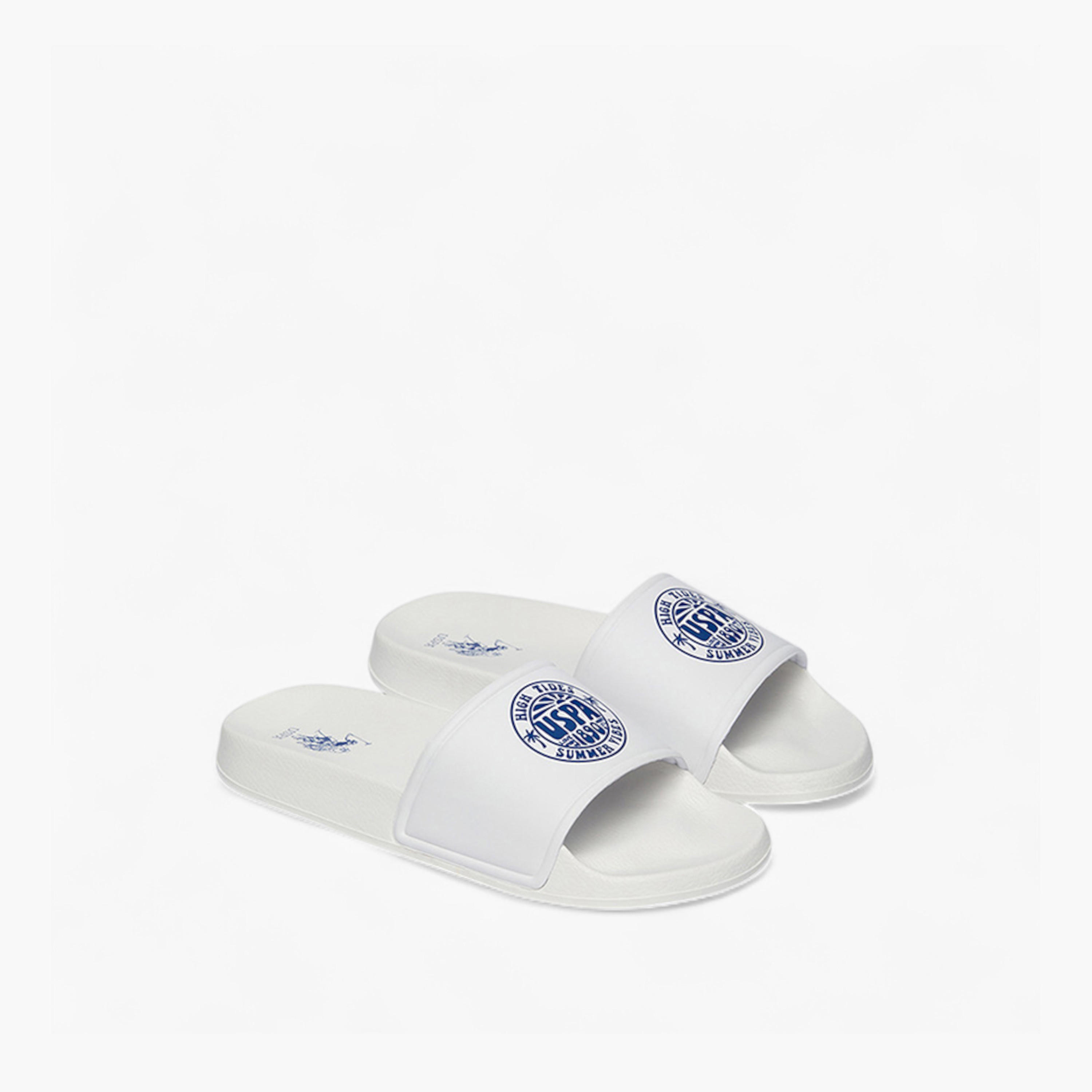 U.S. Polo Assn Women Logo Print Slides-women-shoes-flipflopsandslides-image-1