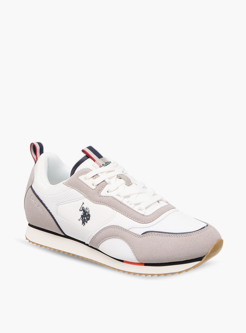 U.S. Polo Assn Men's Logo Detail Sneakers with Lace-Up Closure-men-shoes-sneakers-image-2