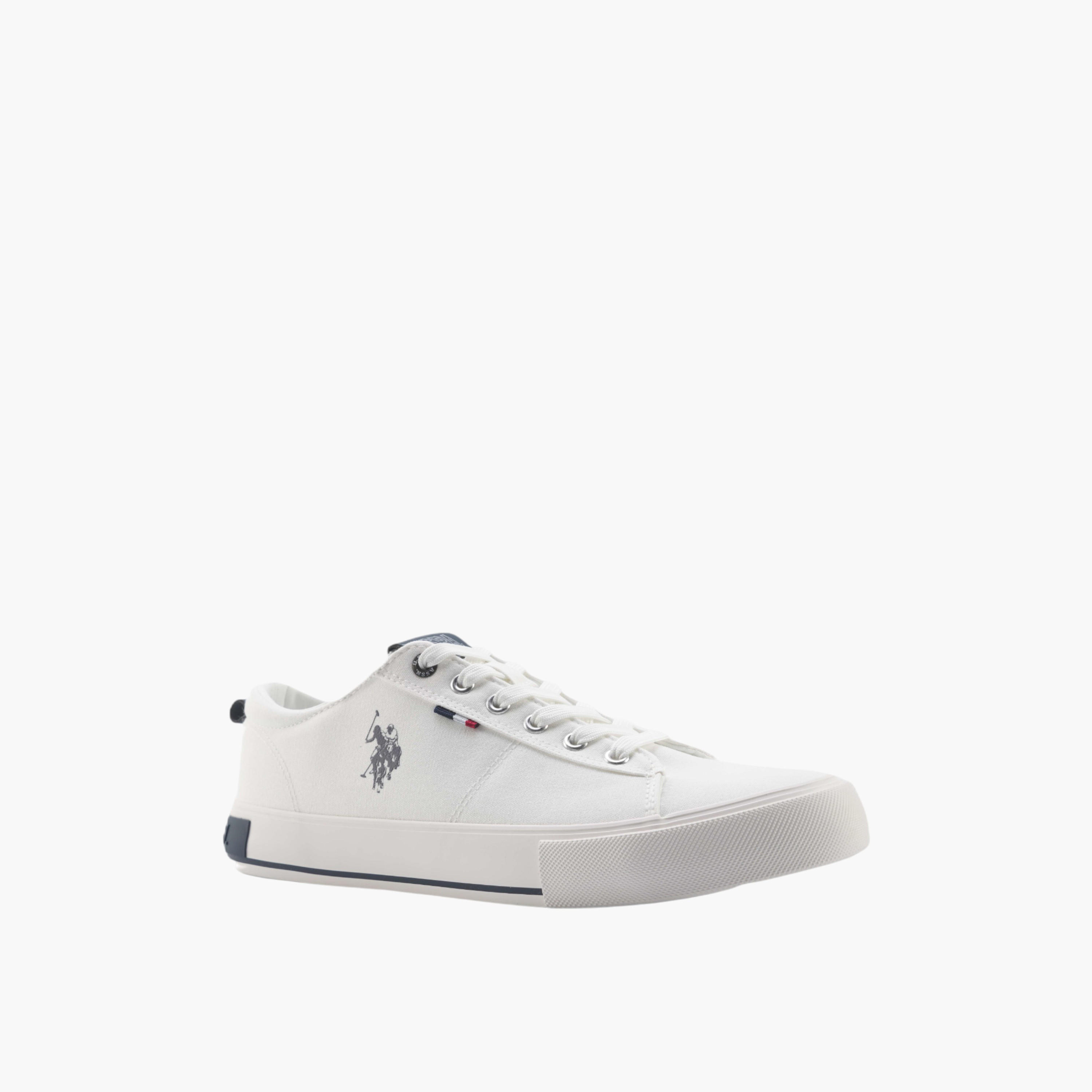 U.S. Polo Assn Men's Lace-Up Canvas Sneakers-men-shoes-sneakers-image-1