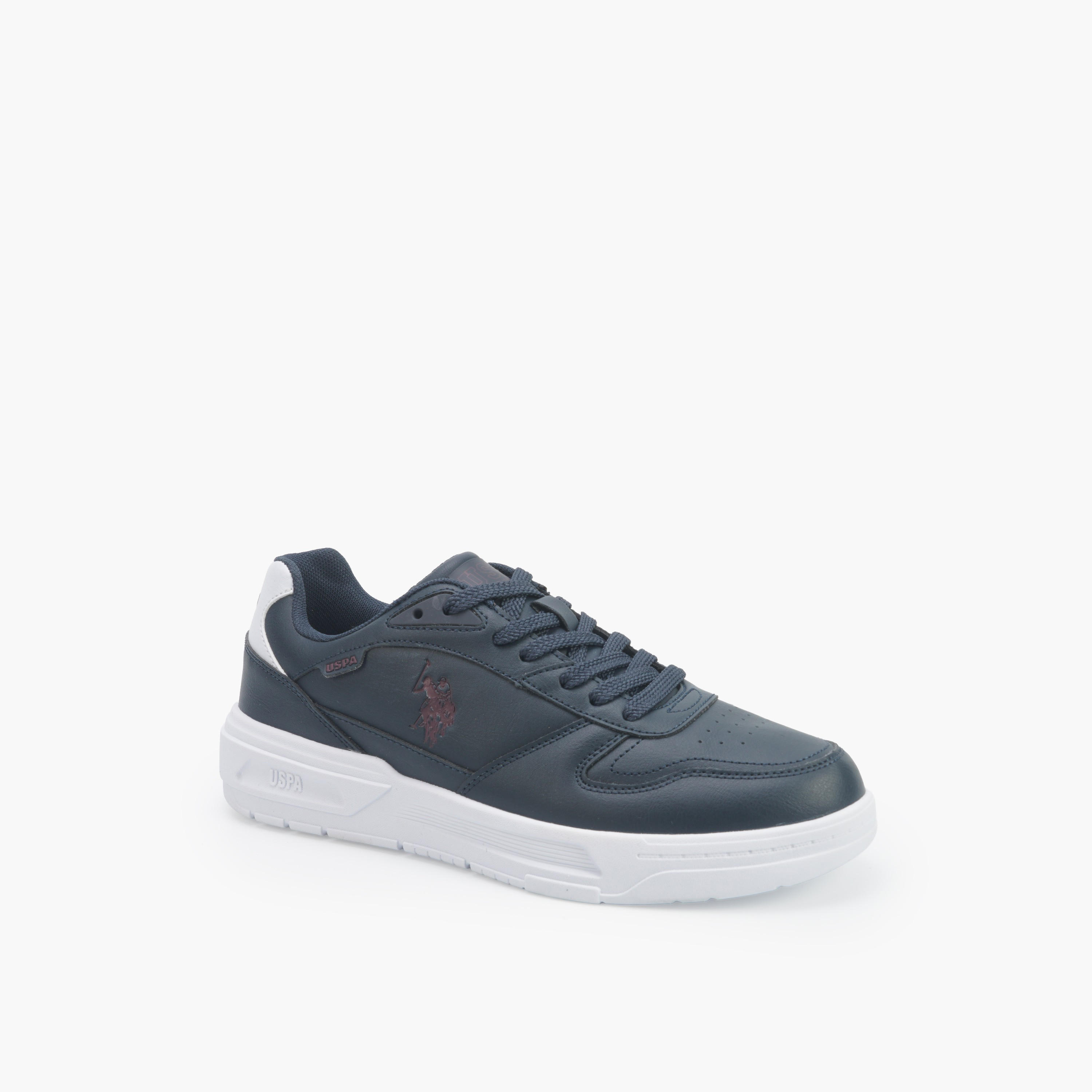 حذاء سنيكرز برباط إغلاق وطبعات شعار للرجال من يو إس بولو-men-shoes-sneakers-image-1