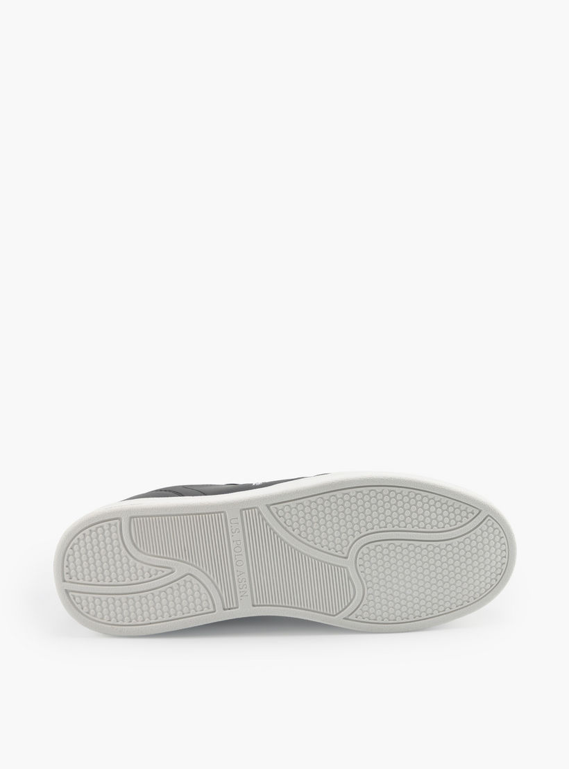 حذاء سنيكرز كاحل برباط وطبعات شعار للنساء من يو أس بولو أسن-women-shoes-sneakers-image-4