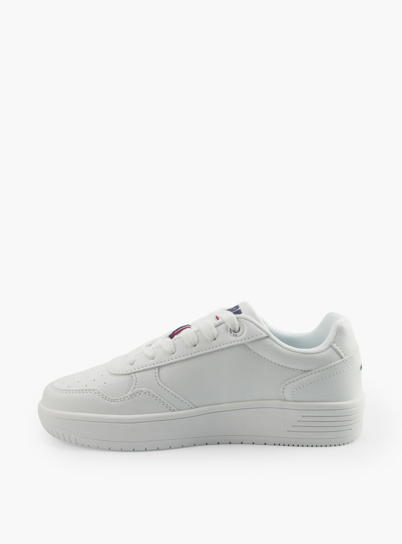 حذاء سنيكرز كاحل برباط وشعار للنساء من يو أس بولو أسن-women-shoes-sneakers-image-3