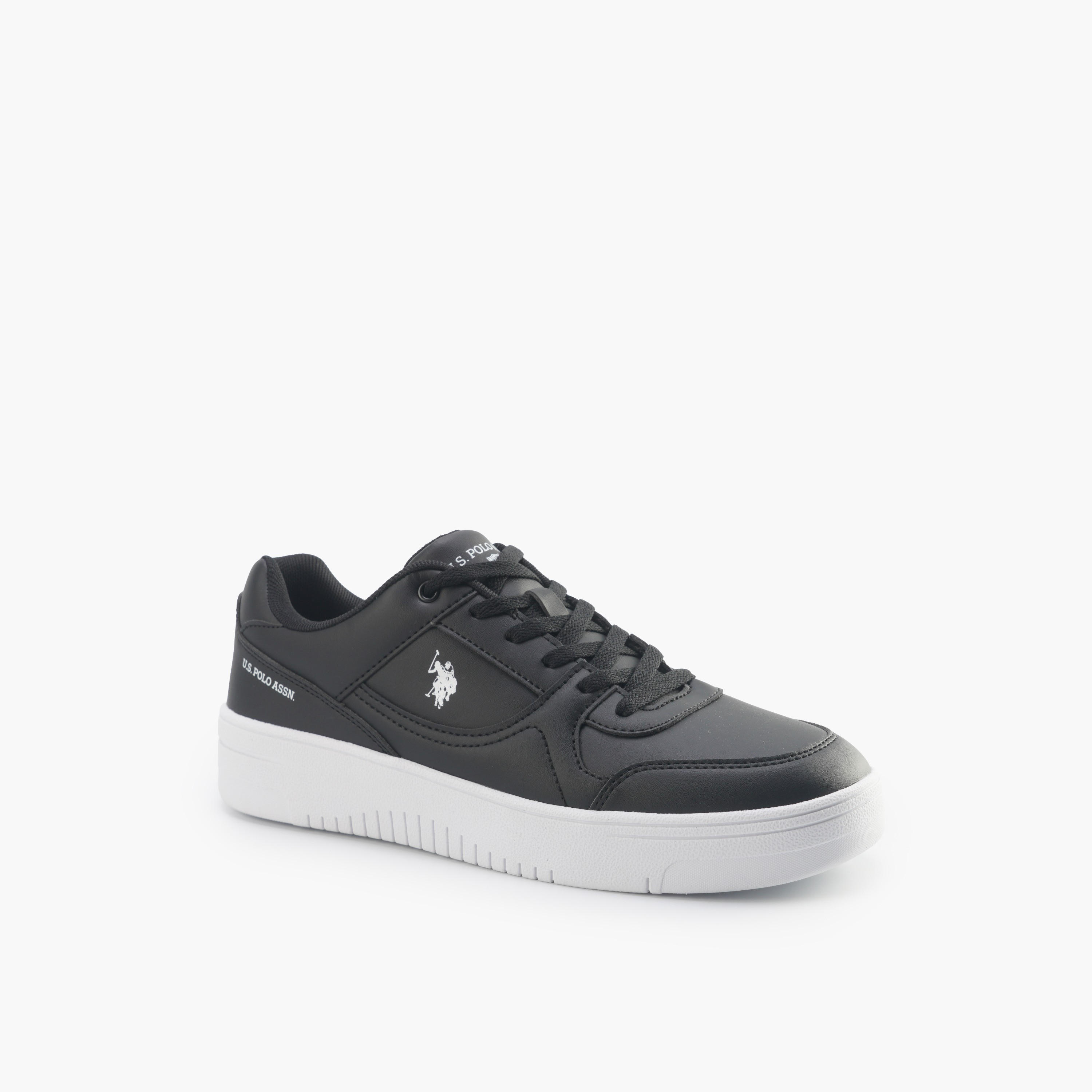 U.S. Polo Assn Women Lace-Up Ankle Sneakers-women-shoes-sneakers-image-1