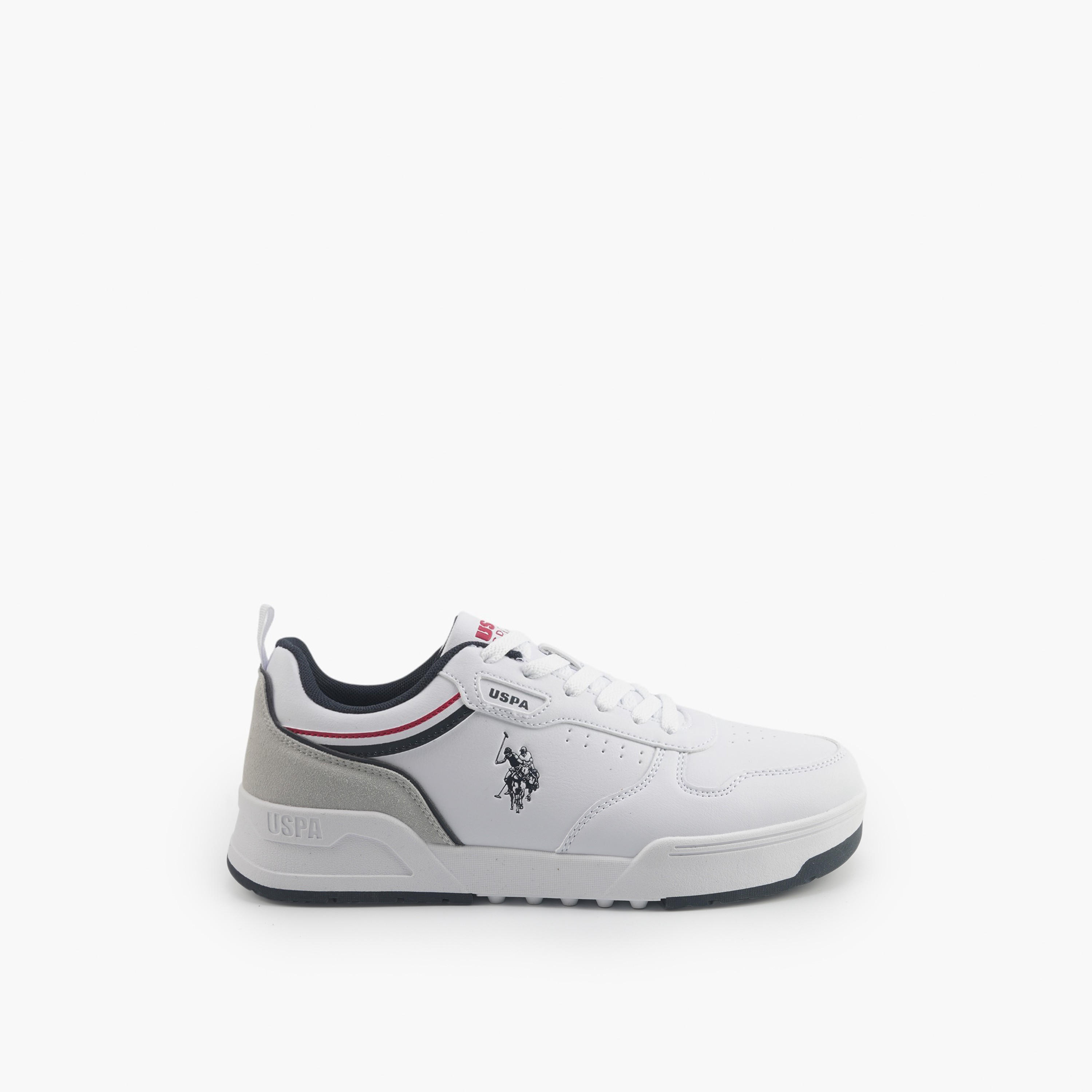 حذاء سنيكرز برباط إغلاق وثقوب تهوية للرجال من يو إس بولو اسوسييشن-men-shoes-sneakers-image-2