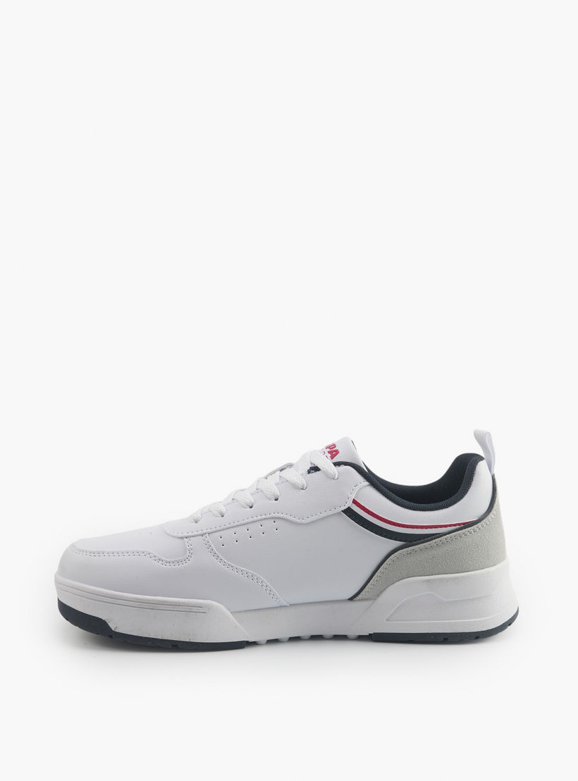 حذاء سنيكرز برباط إغلاق وثقوب تهوية للرجال من يو إس بولو اسوسييشن-men-shoes-sneakers-image-3